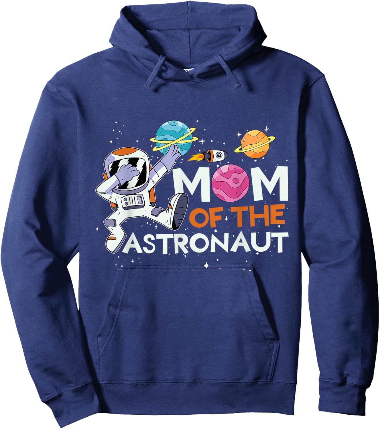 Mom of the Astronaut Birthday Hoodie - Hoodie | Navy