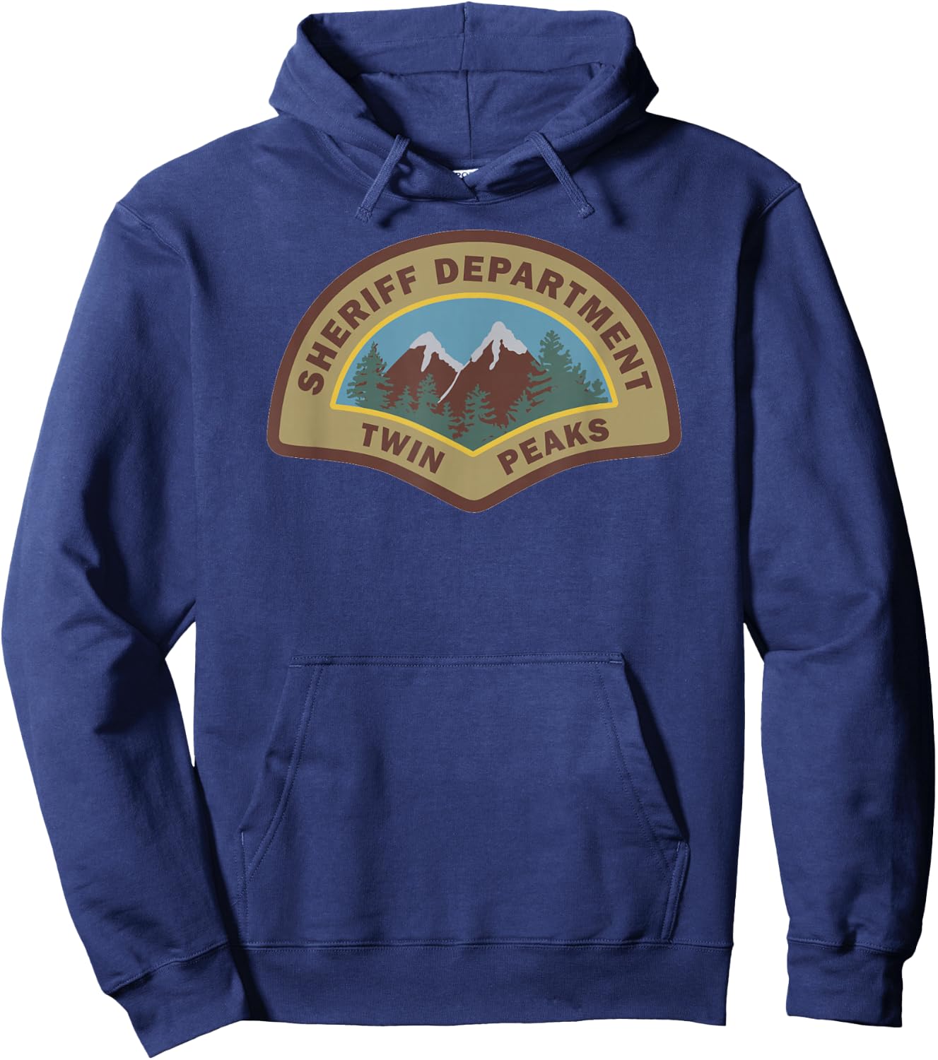 Twin Peaks - Sheriff Department Hoodie - Hoodie | Navy