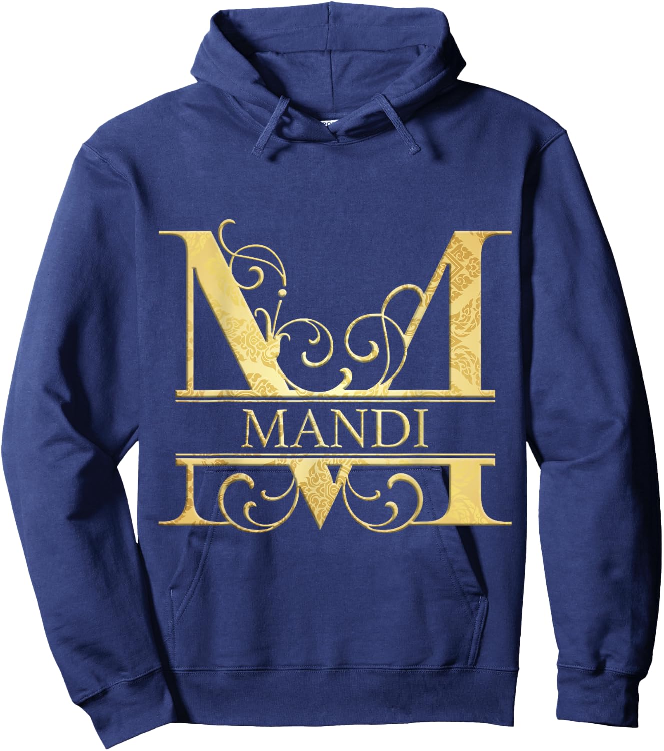 Mandi Name Hoodie - Hoodie | Navy