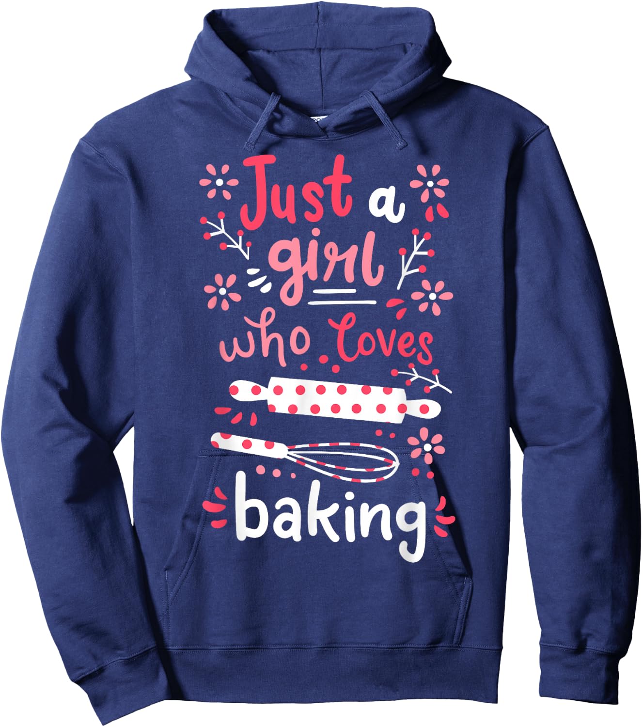 Baking Baker Just a Girl Who Likes to Bake Hoodie - Hoodie | Navy