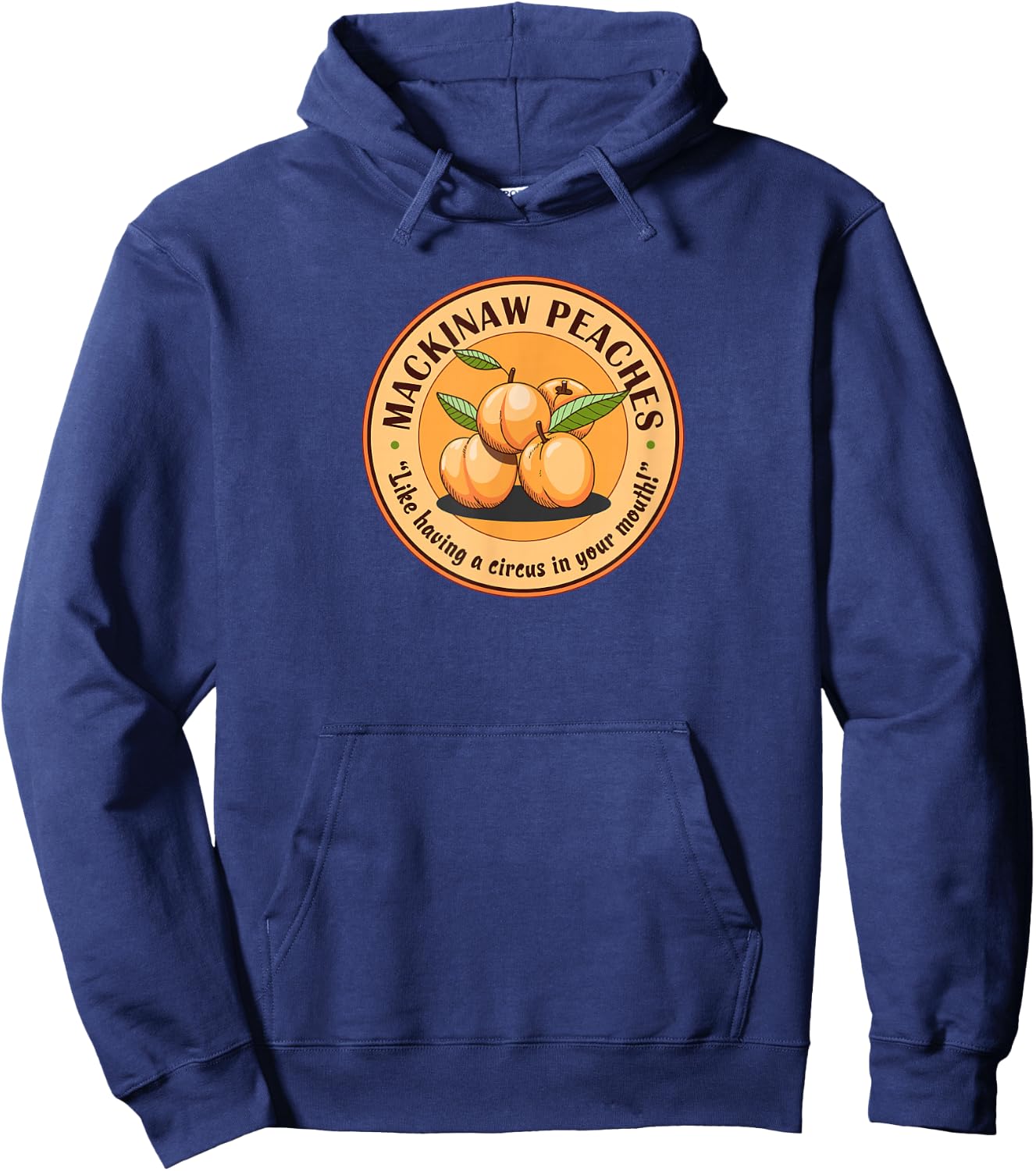 Mackinaw Peaches Hoodie - Hoodie | Navy