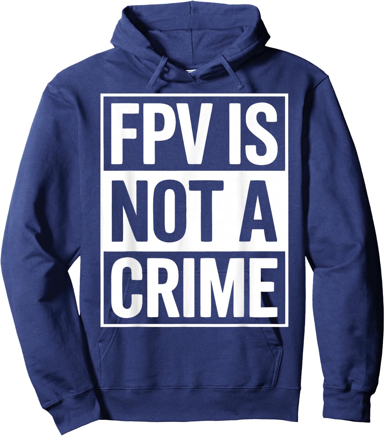 FPV Drone Racer Quadcopter Pilot Drone Racing Hoodie - Hoodie | Navy