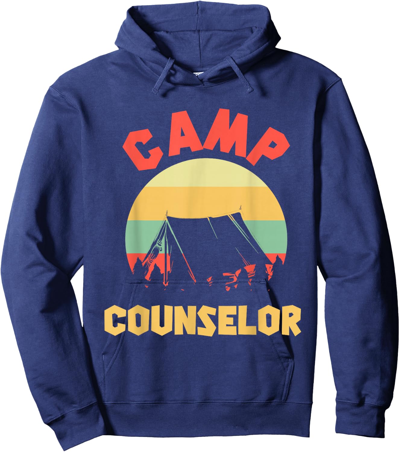 Summer Camp Counselor Director Camper Hoodie - Hoodie | Navy