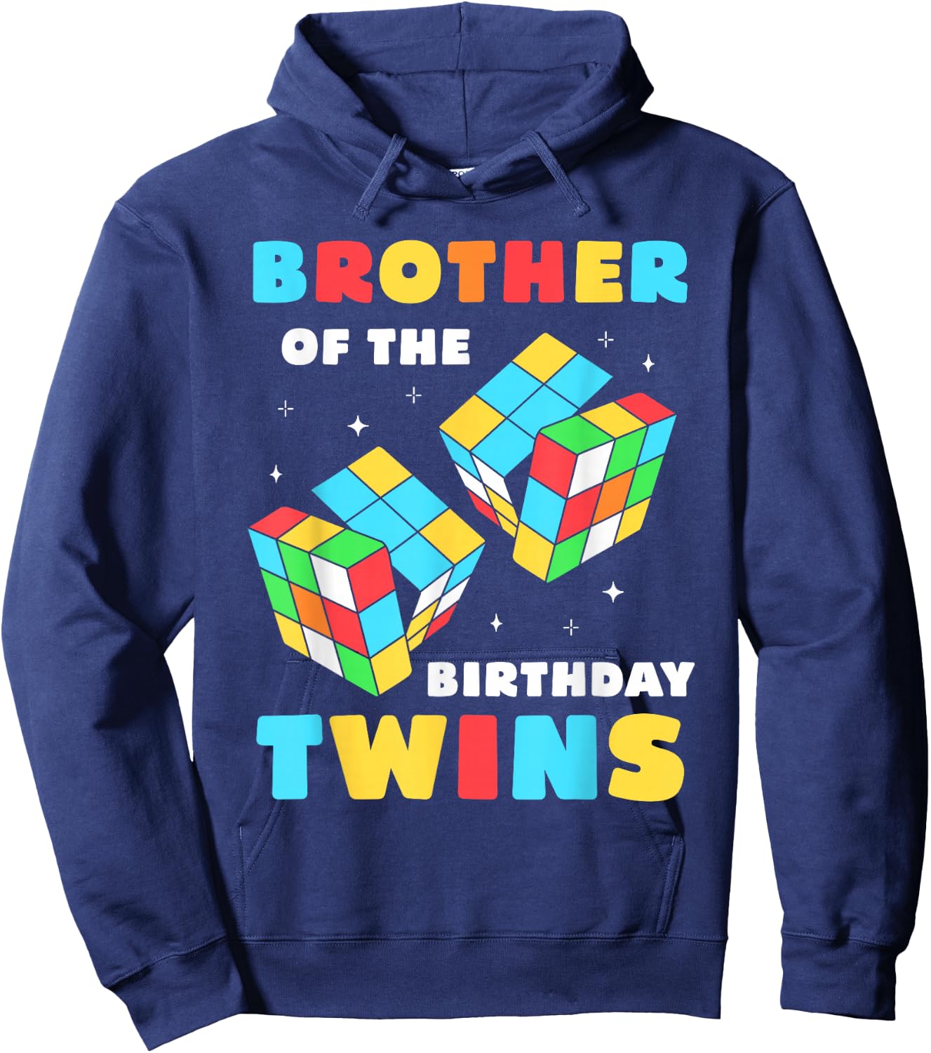 Brother The Birthday Twins Birthday Twin Hoodie - Hoodie | Navy
