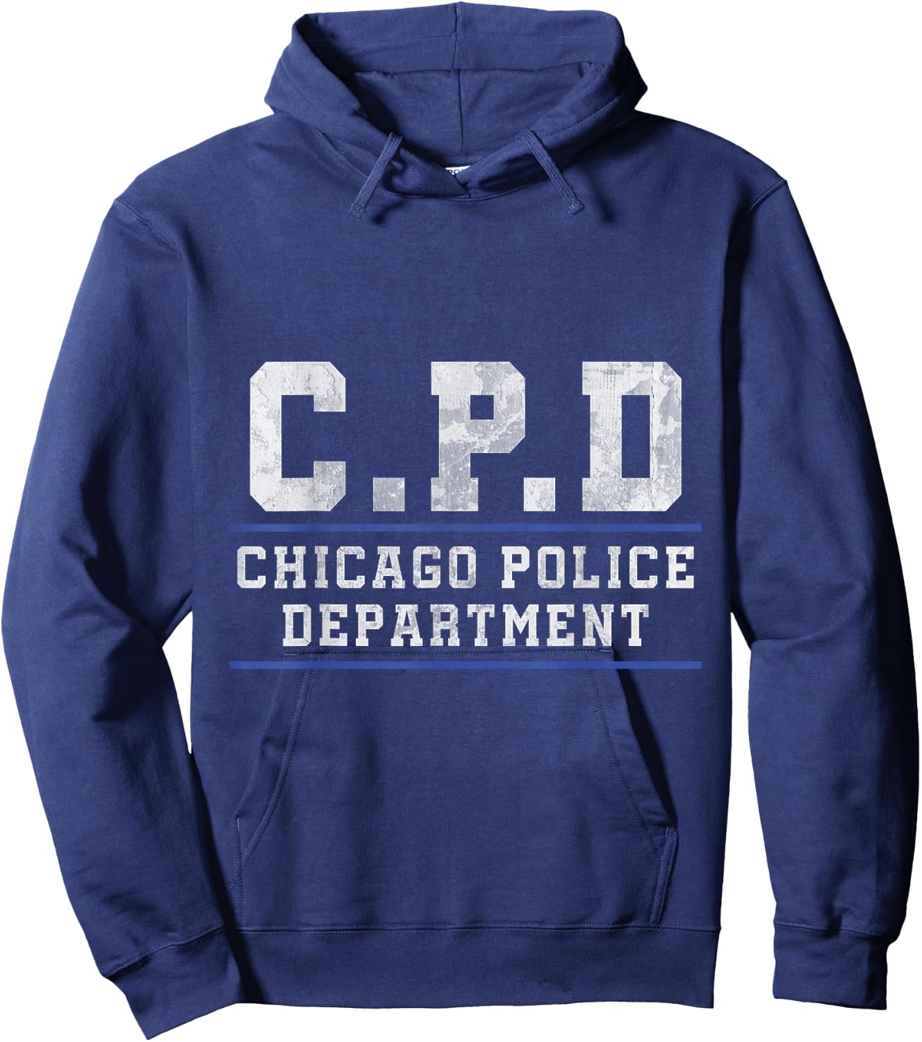 Chicago Police Officer Thin Blue Line Hoodie - Hoodie | Navy