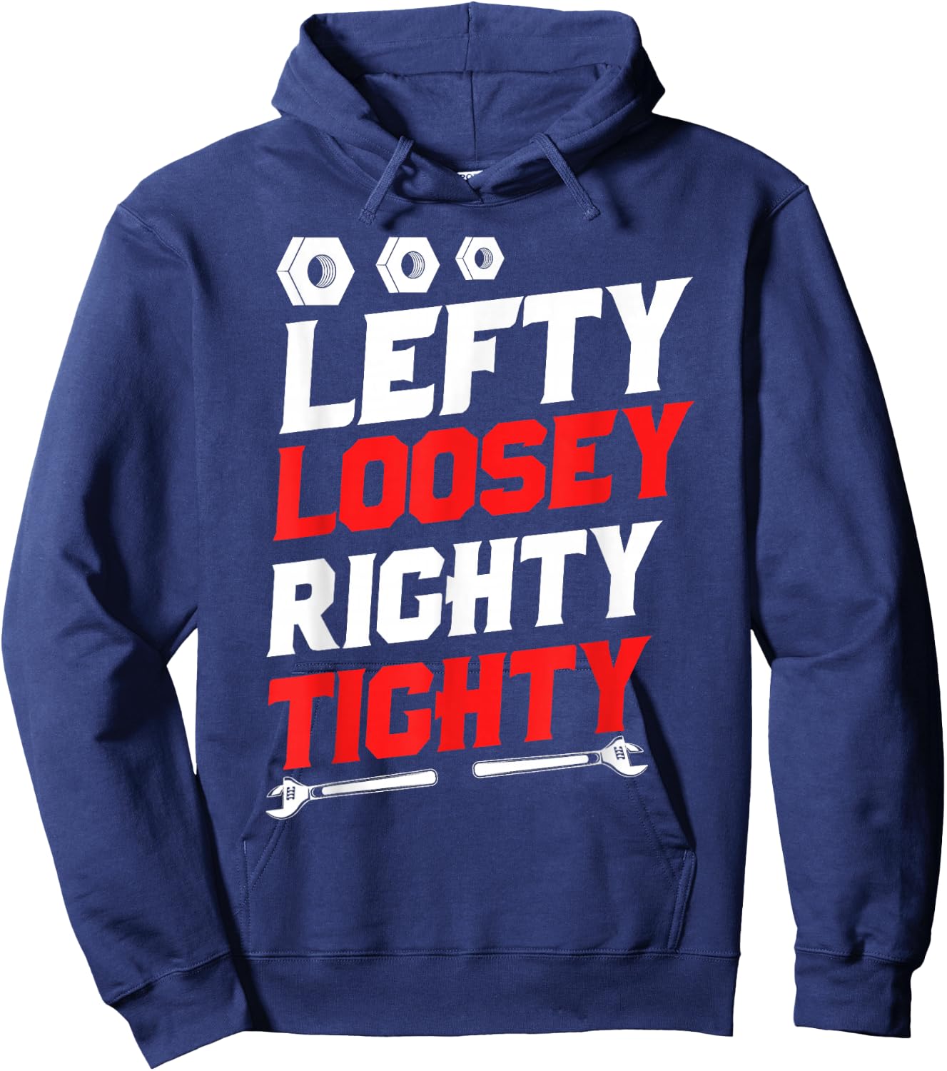 Left Loose Right Leg Leggings Hoodie - Hoodie | Navy