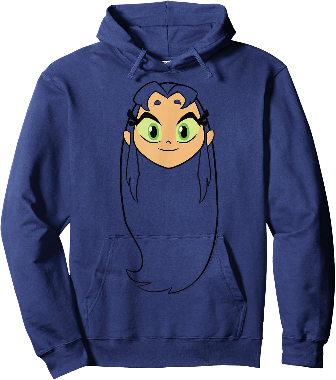 Teen Titans Go! Starfire Big Face Portrait Hoodie - Hoodie | Navy