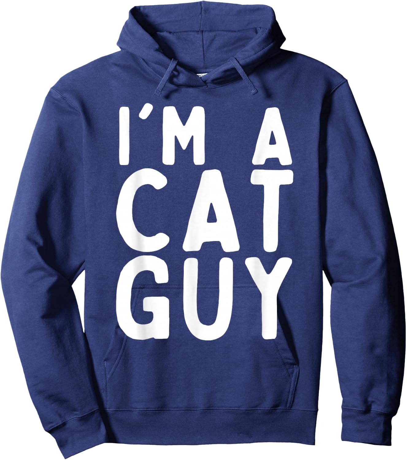 I'm a Cat Guy Funny Kitten Lover Hoodie - Hoodie | Navy