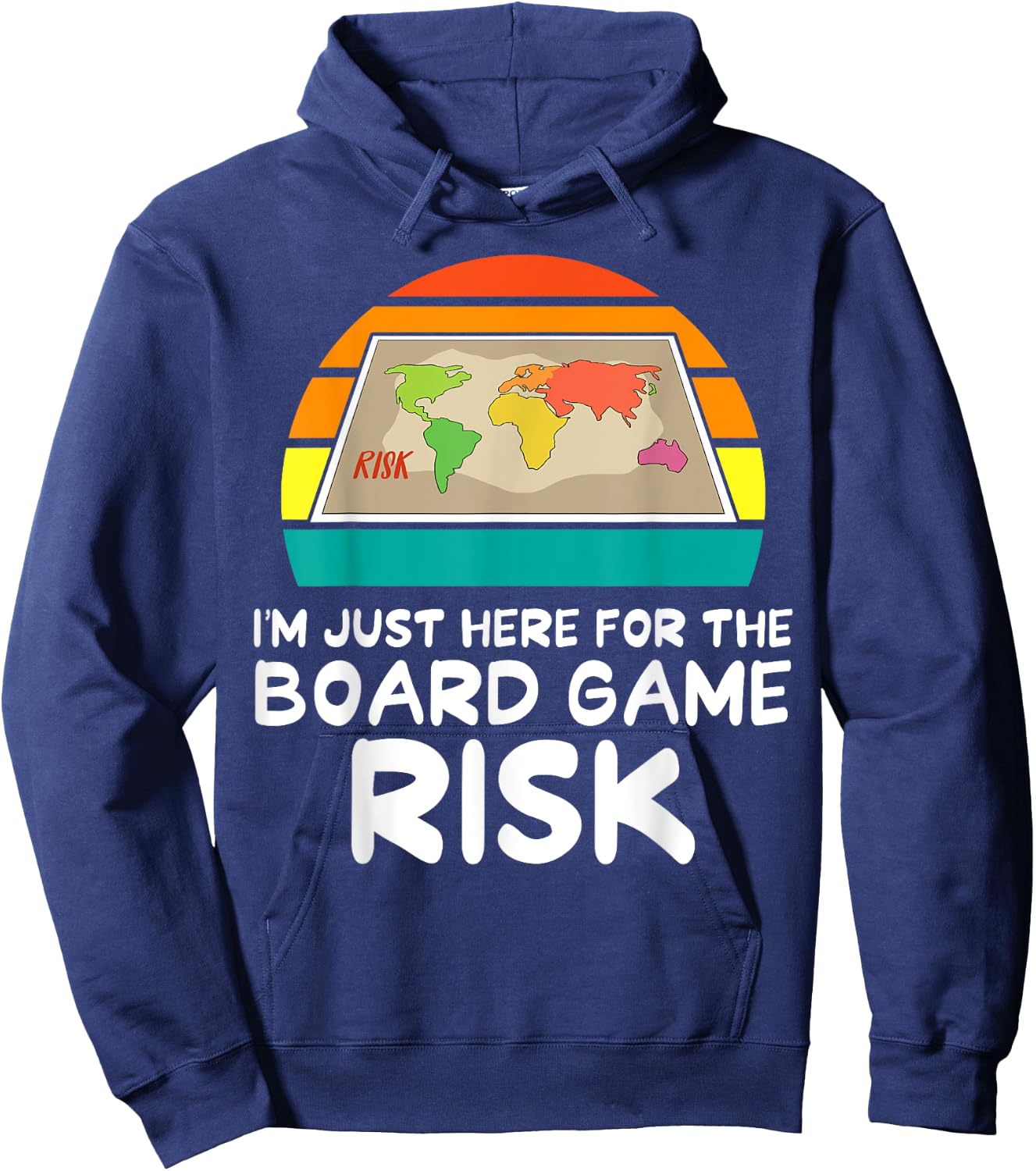 Risk - I'm Just Here for The Board Game Risk Hoodie - Hoodie | Navy