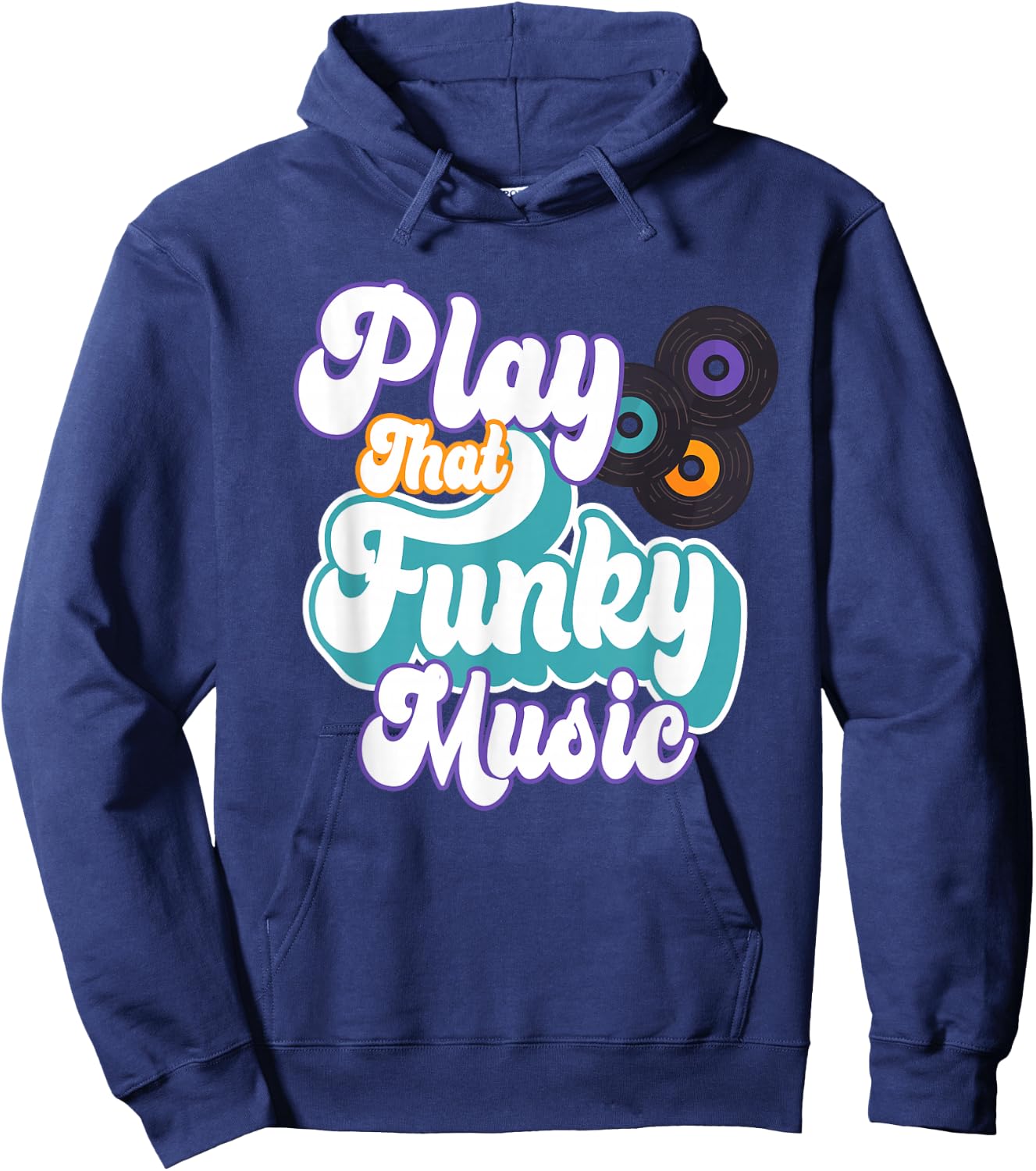 Play That Funky Music | Retro Funk Soul Hoodie - Hoodie | Navy