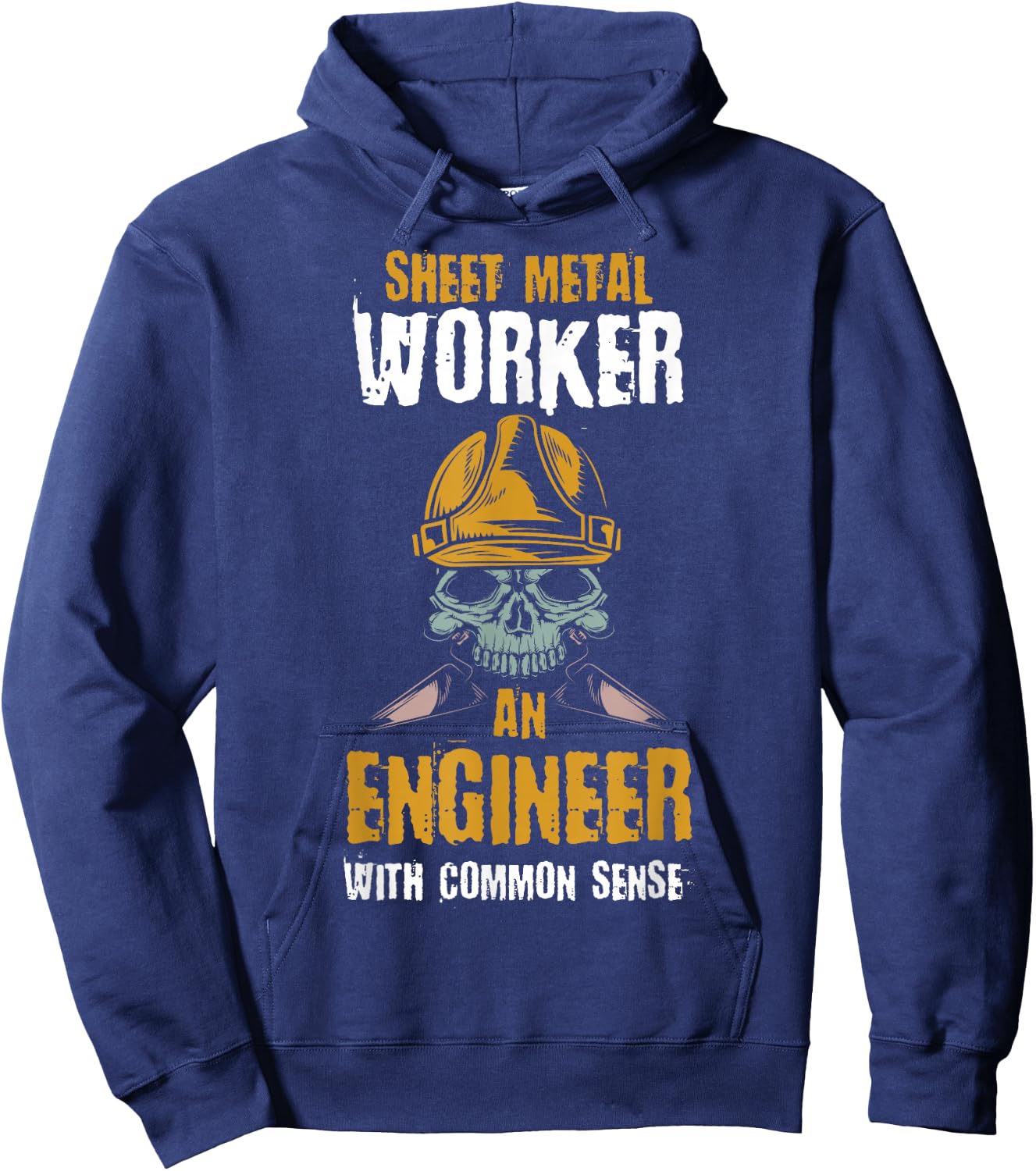 Sheet Metal Worker Hoodie - Hoodie | Navy