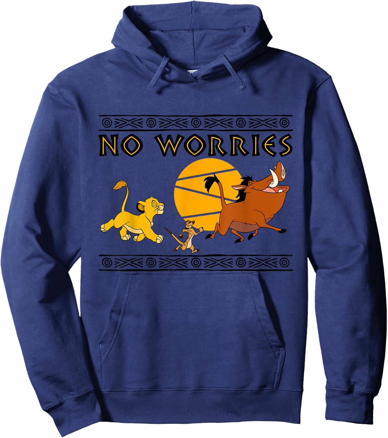 Disney - Lion King No Worries Hoodie - Hoodie | Navy