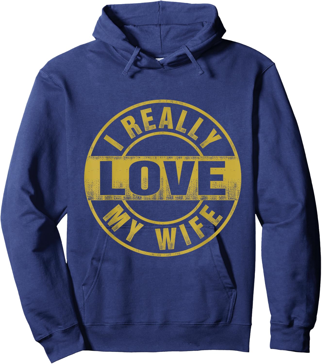 I Really Love My Wife Hoodie - Hoodie | Navy