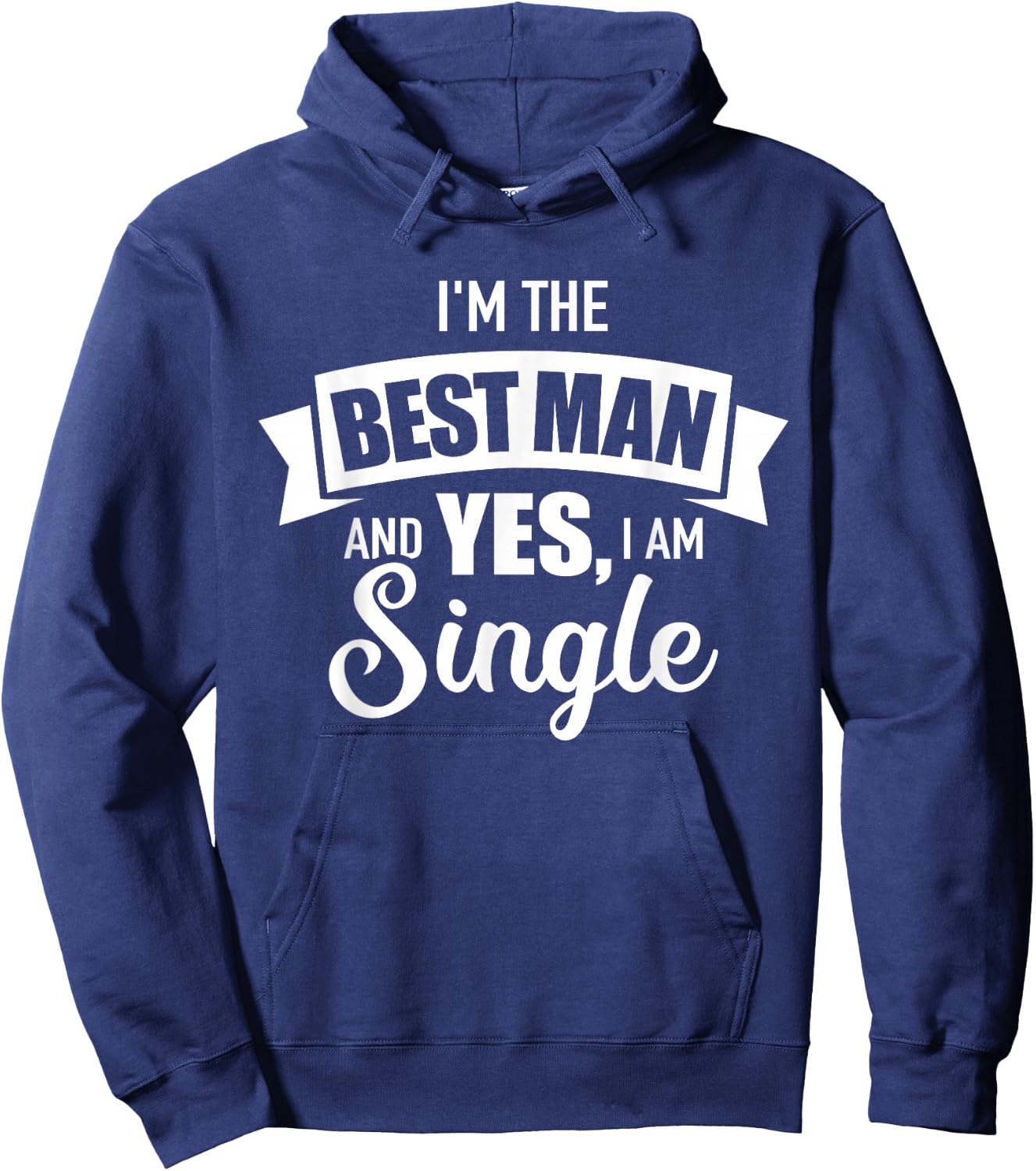 Best Man Single Stag Party Hoodie - Hoodie | Navy