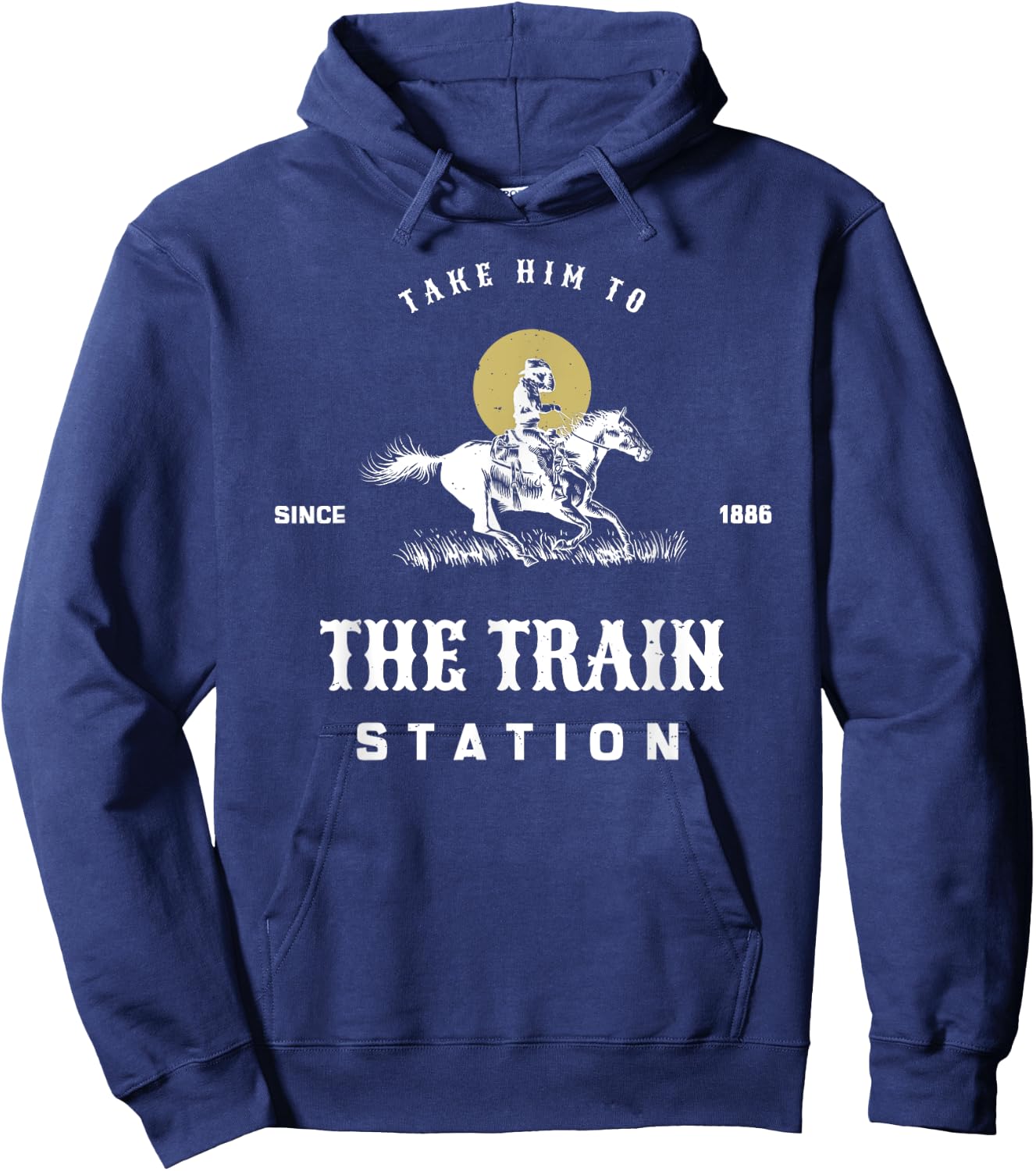 Take him to the train station Hoodie - Hoodie | Navy