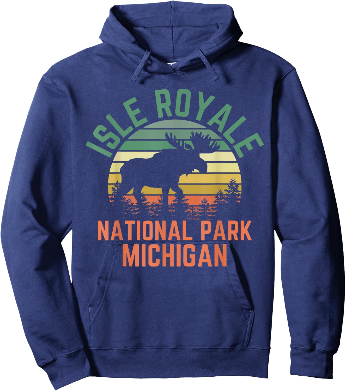 Isle Royale National Park Hoodie - Hoodie | Navy