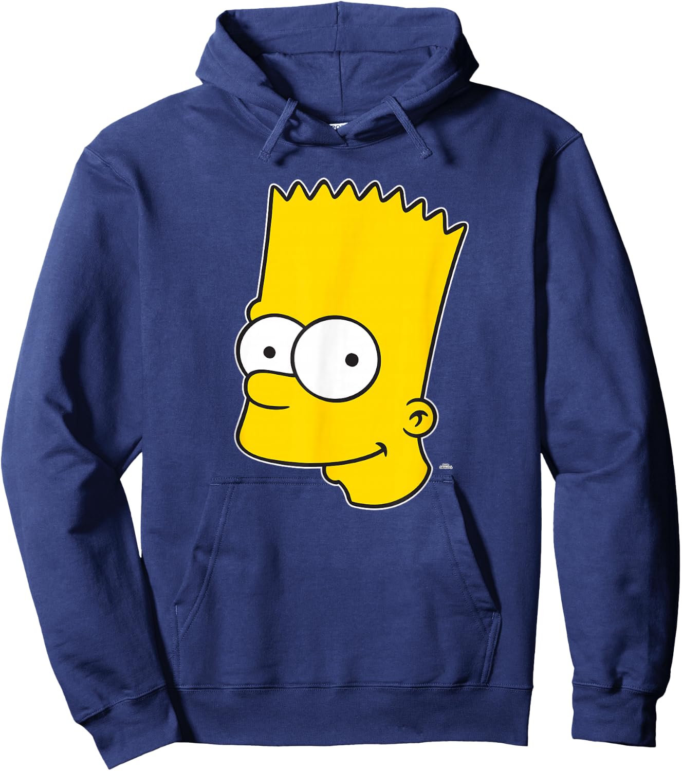 The Simpsons Bart Simpson Face Hoodie - Hoodie | Navy