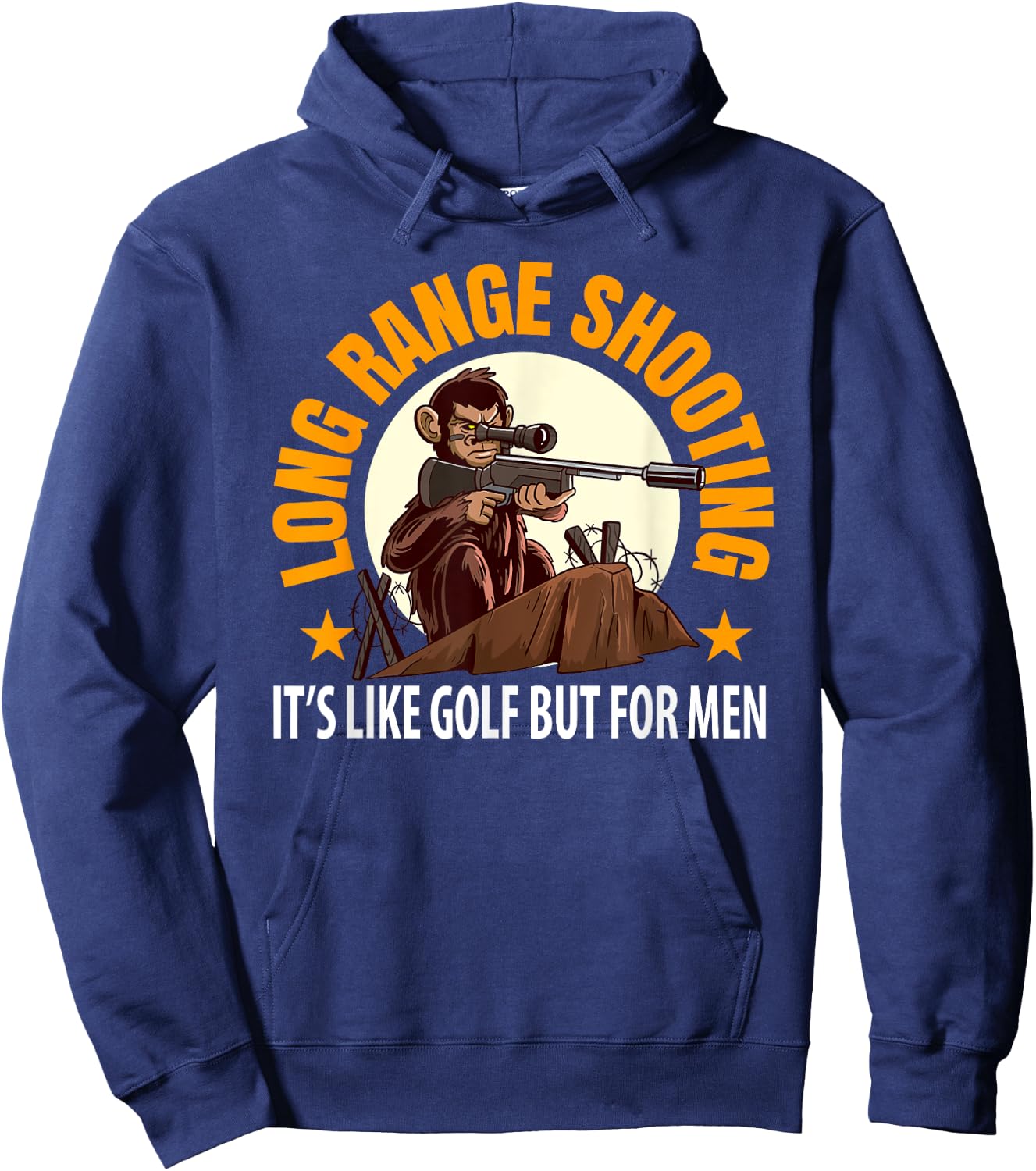 Long Range Shooting Its Like Golf But Hoodie - Hoodie | Navy