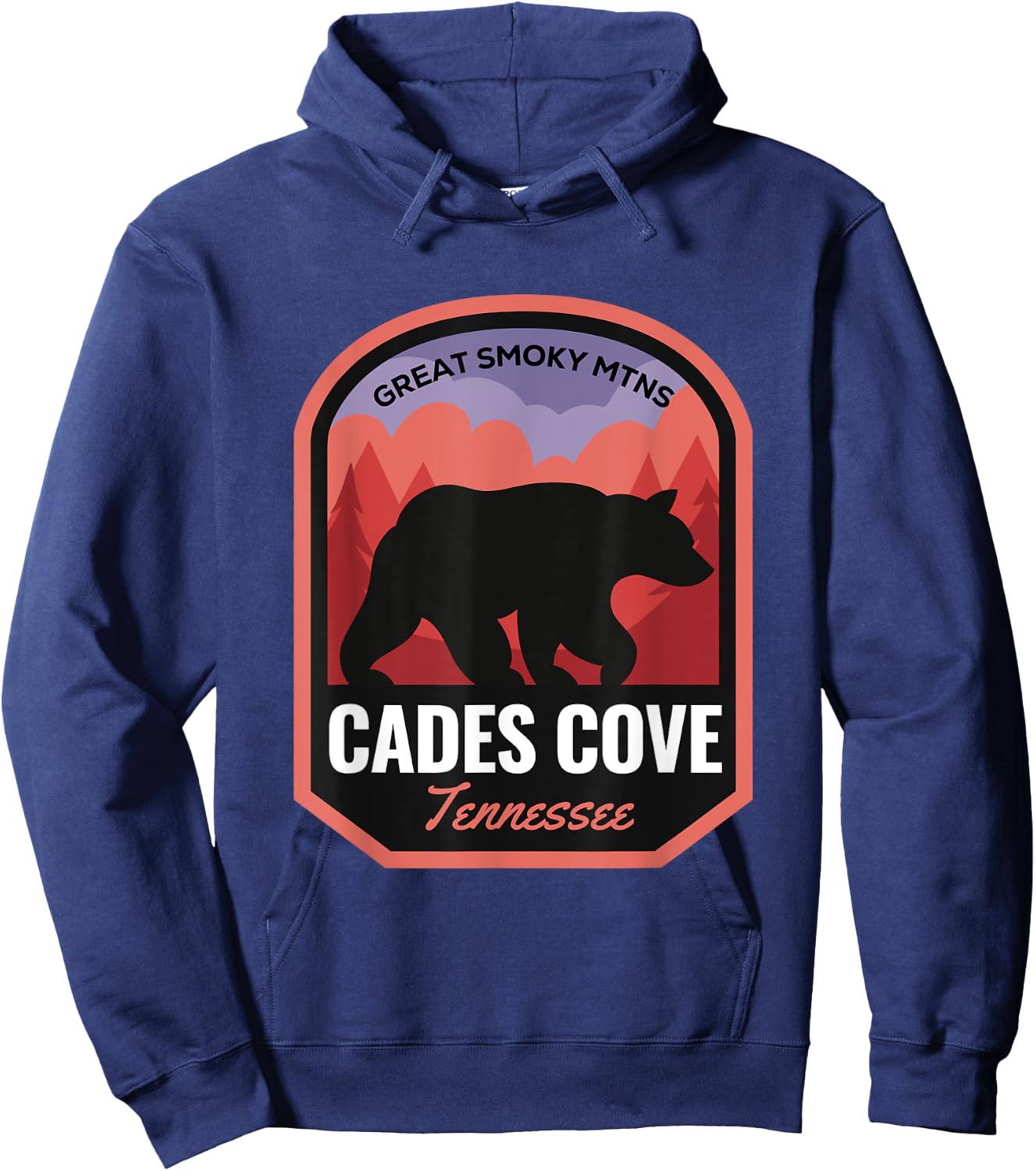 Cades Cove Great Smoky Mtns Tennessee Hoodie - Hoodie | Navy