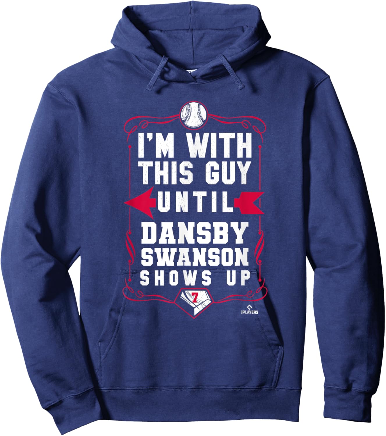 Dansby Swanson I'm With This Guy Hoodie - Hoodie | Navy