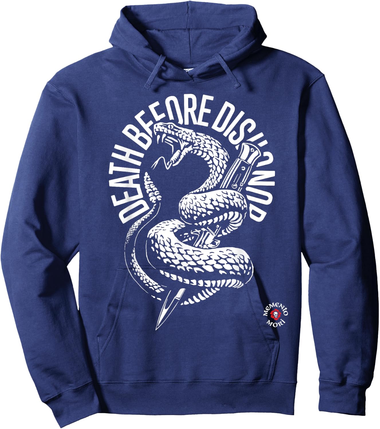 Death Dishonor - Memento Mori Hoodie - Hoodie | Navy