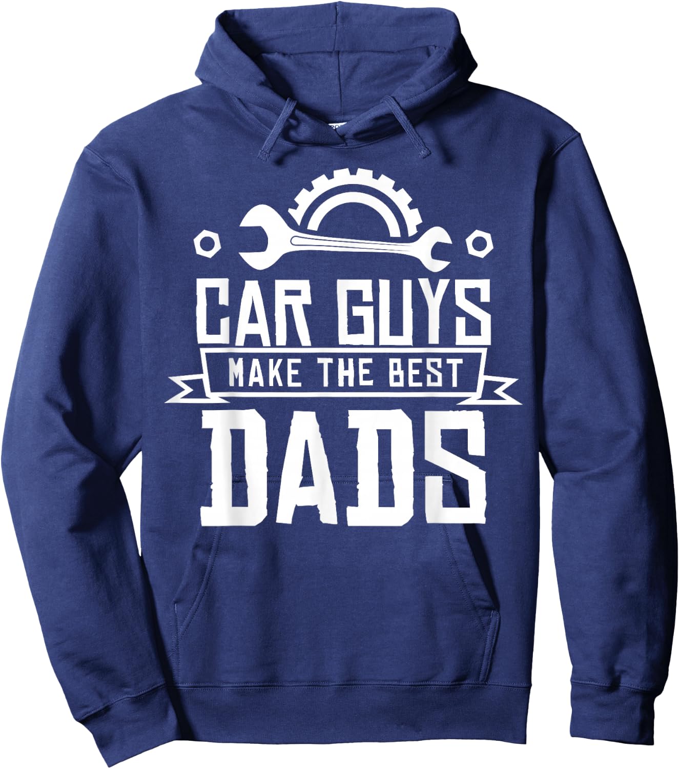 Car Guys Make the Best Fathers Dads Mechanic Hoodie - Hoodie | Navy