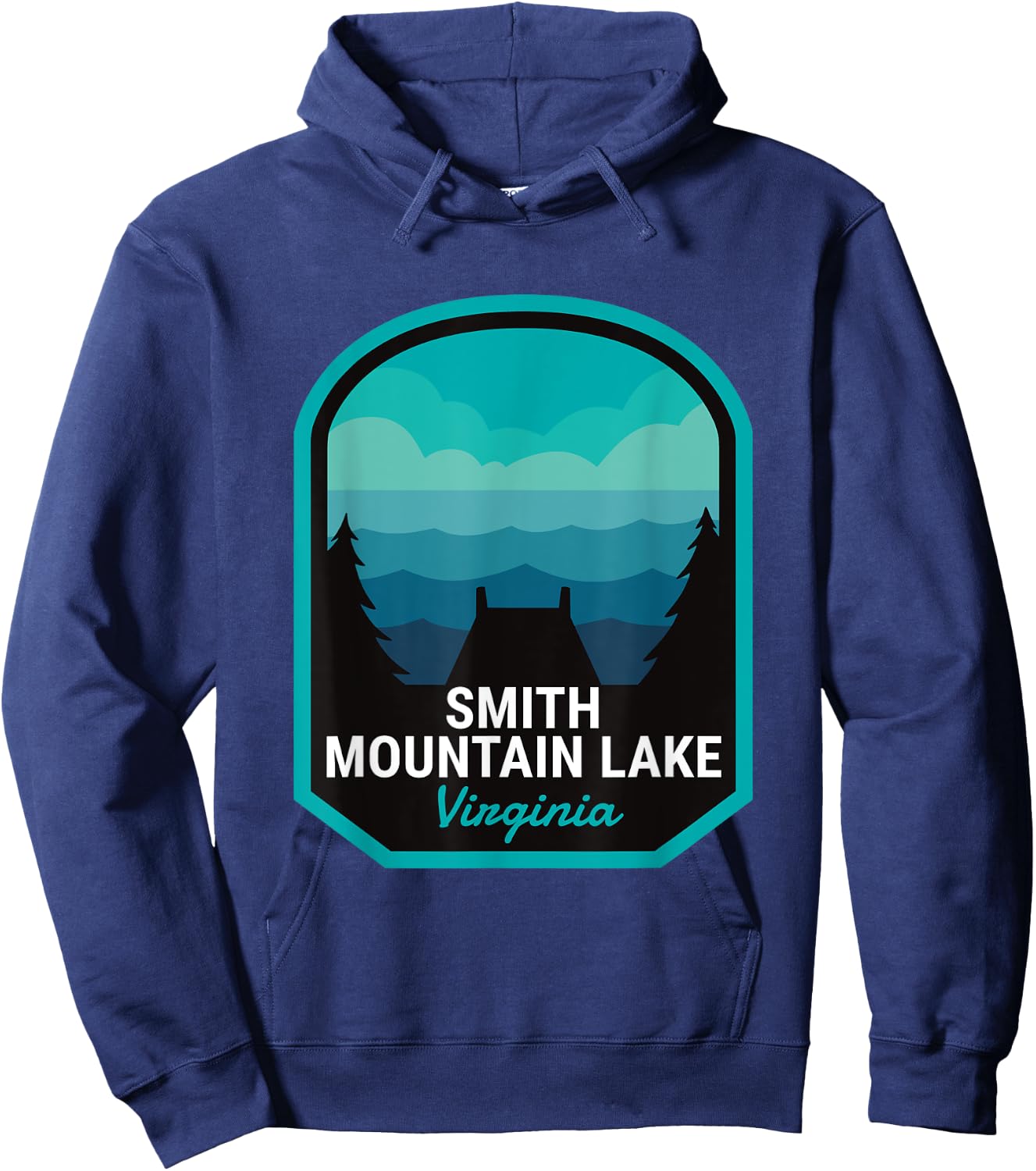 Smith Mountain Lake Virginia Summer Women Kids Hoodie - Hoodie | Navy