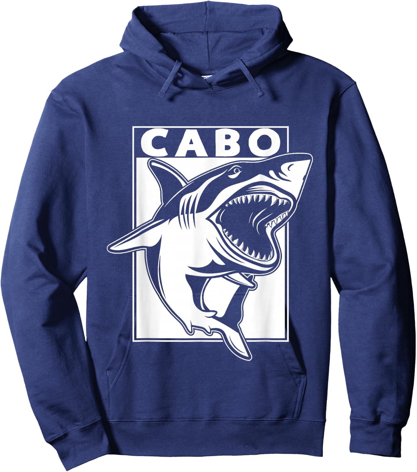 Cabo San Lucas, Mexico Souvneir Shark Hoodie - Hoodie | Navy