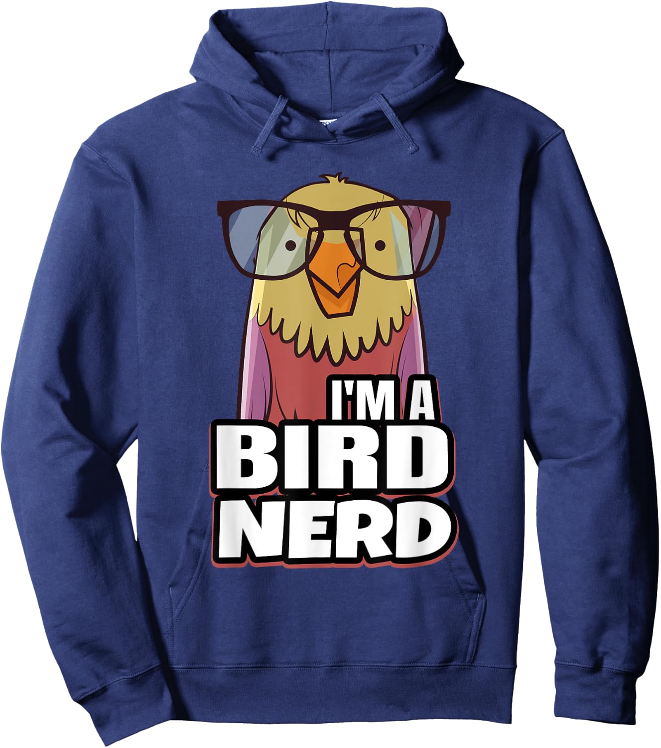 BIRD NERD Gifts for Bird nerds & lovers Hoodie - Hoodie | Navy
