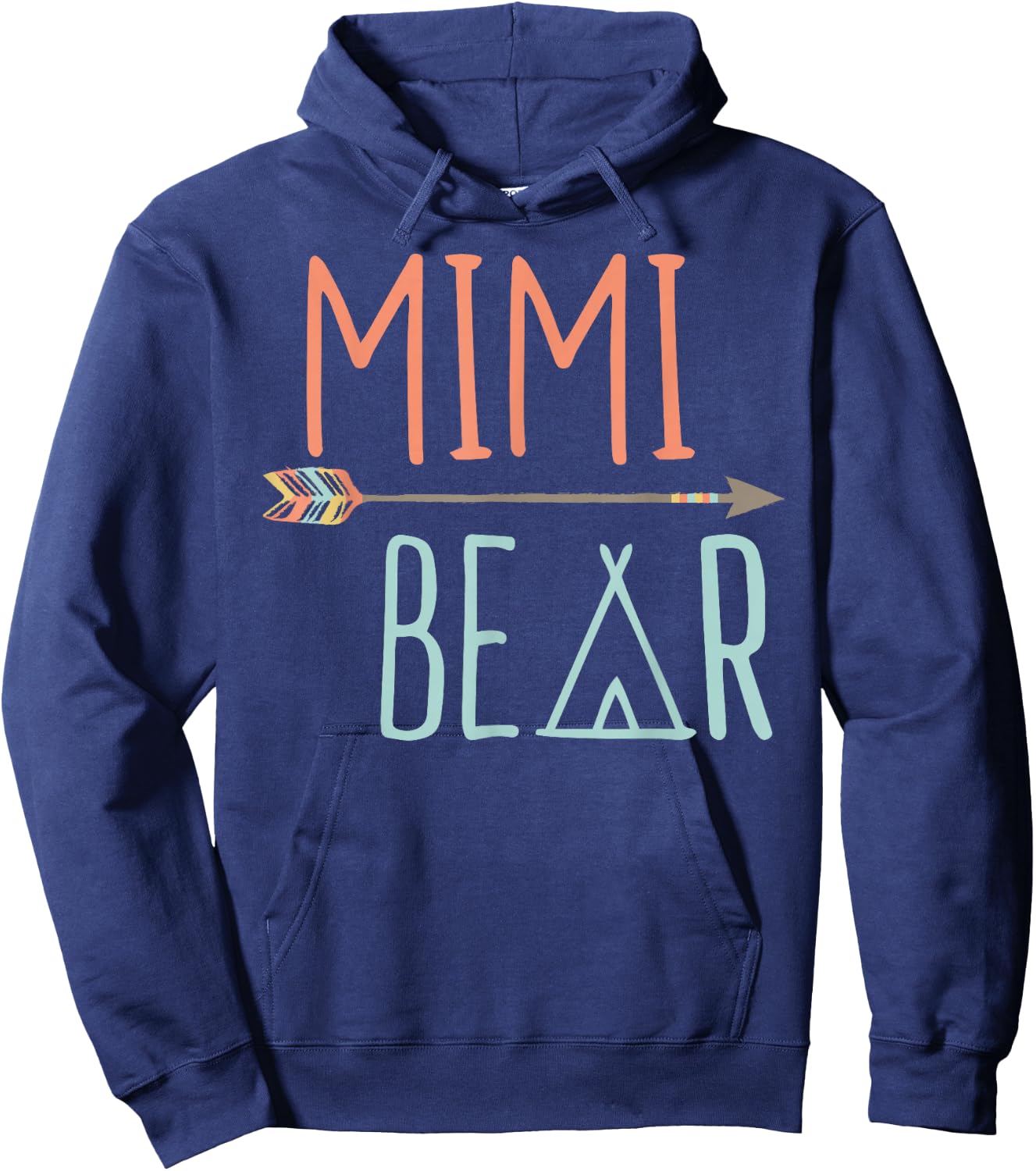 Tribal Arrow Mimi Bear Shirt Grandma Shirt Hoodie - Hoodie | Navy