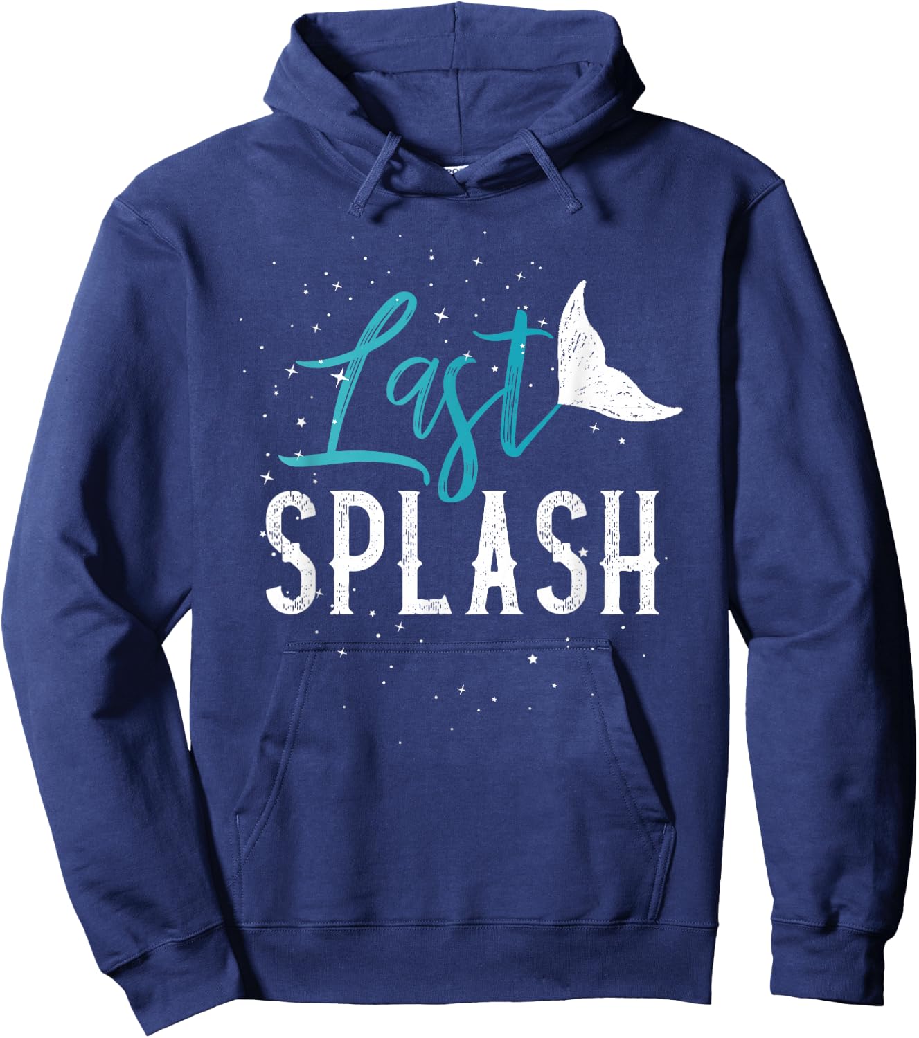 Last splash mermaid bride shirt Hoodie - Hoodie | Navy