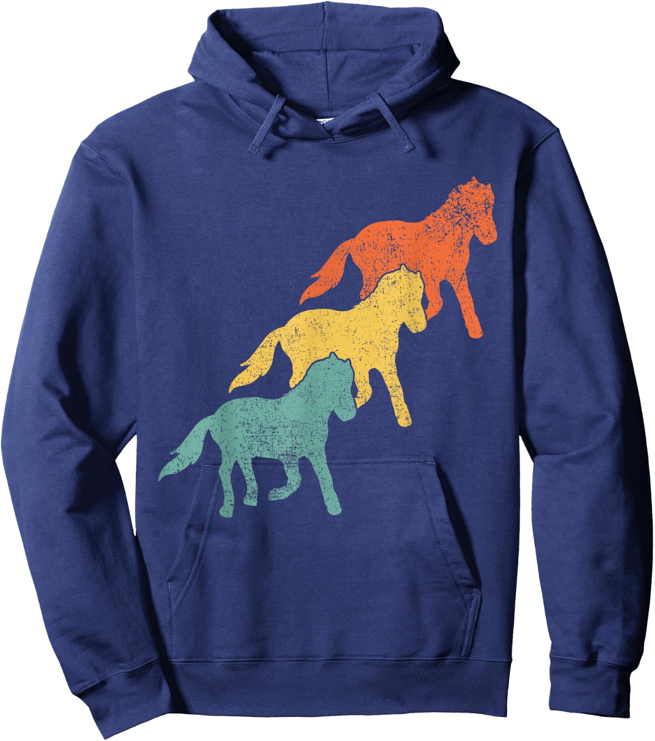 Iceland Horse Icelandic Pony Hoodie - Hoodie | Navy