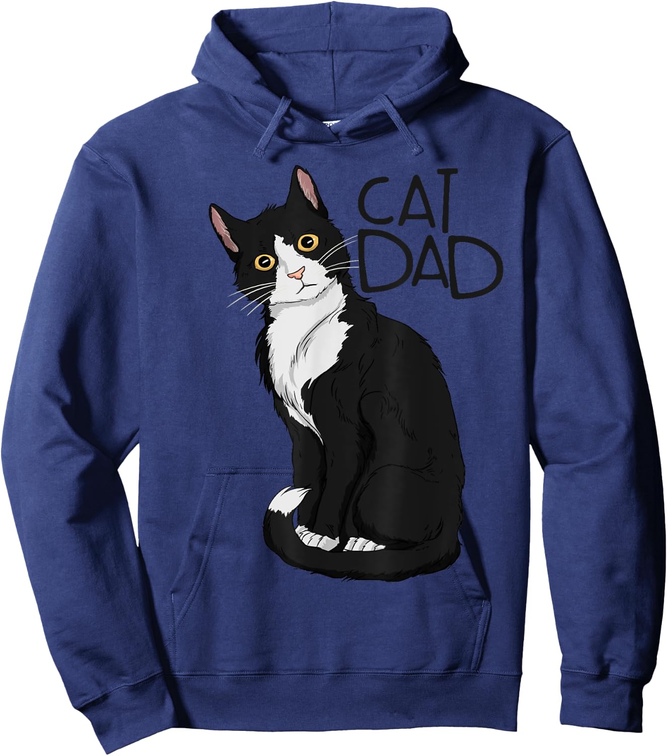 Tuxedo Cat Dad Gift Cat Dad Tuxedo Cat Dad Hoodie - Hoodie | Navy