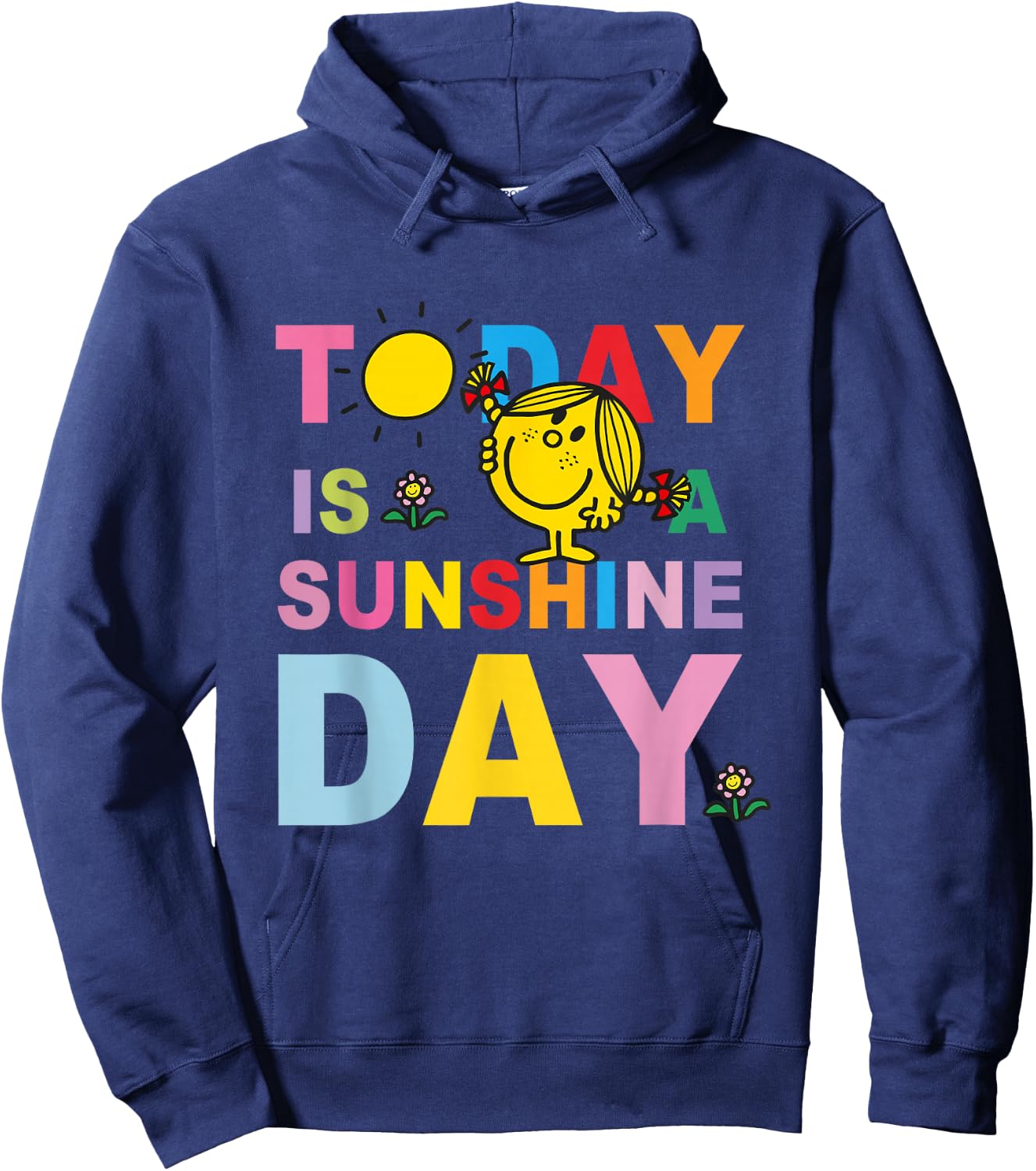 Today Is A Sunshine Day Funny Quote Hoodie - Hoodie | Navy