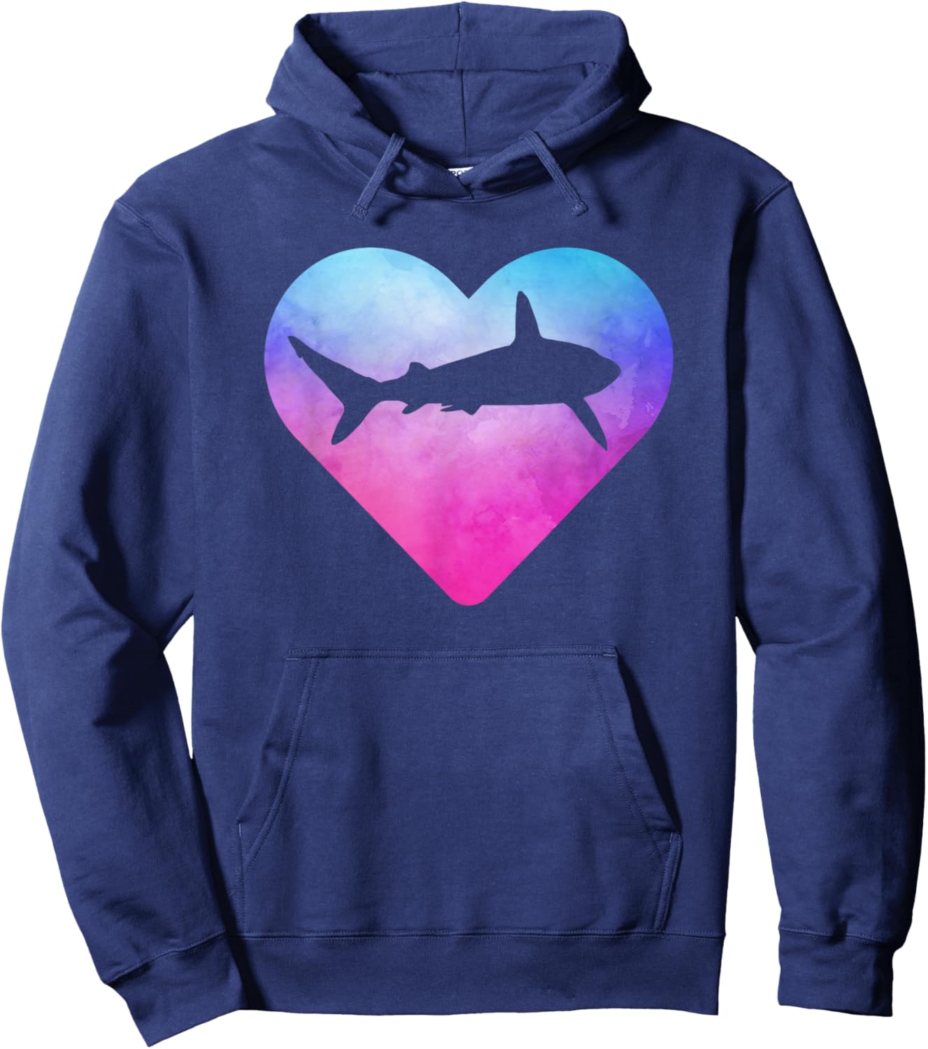 Women or Girls Mako Shark Hoodie - Hoodie | Navy