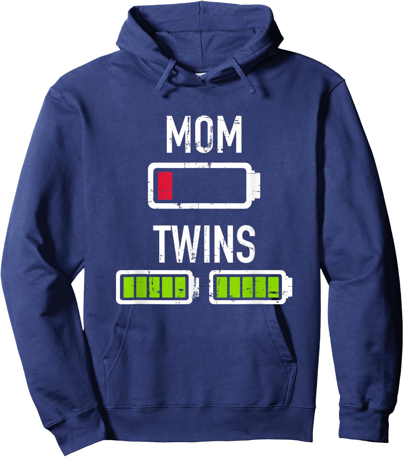 Twins Mama Battery Hoodie - Hoodie | Navy