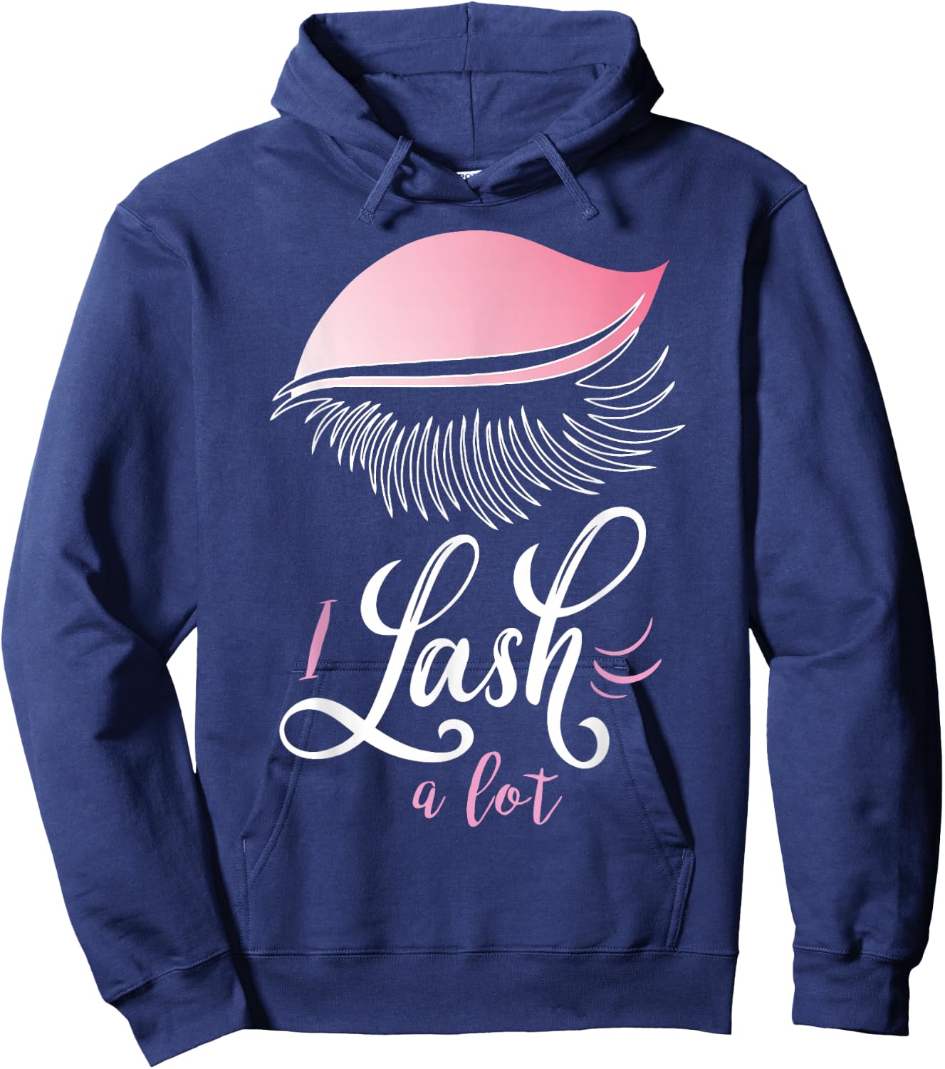 Eyelashes Lover Eye Lash Glasses Gift Hoodie - Hoodie | Navy