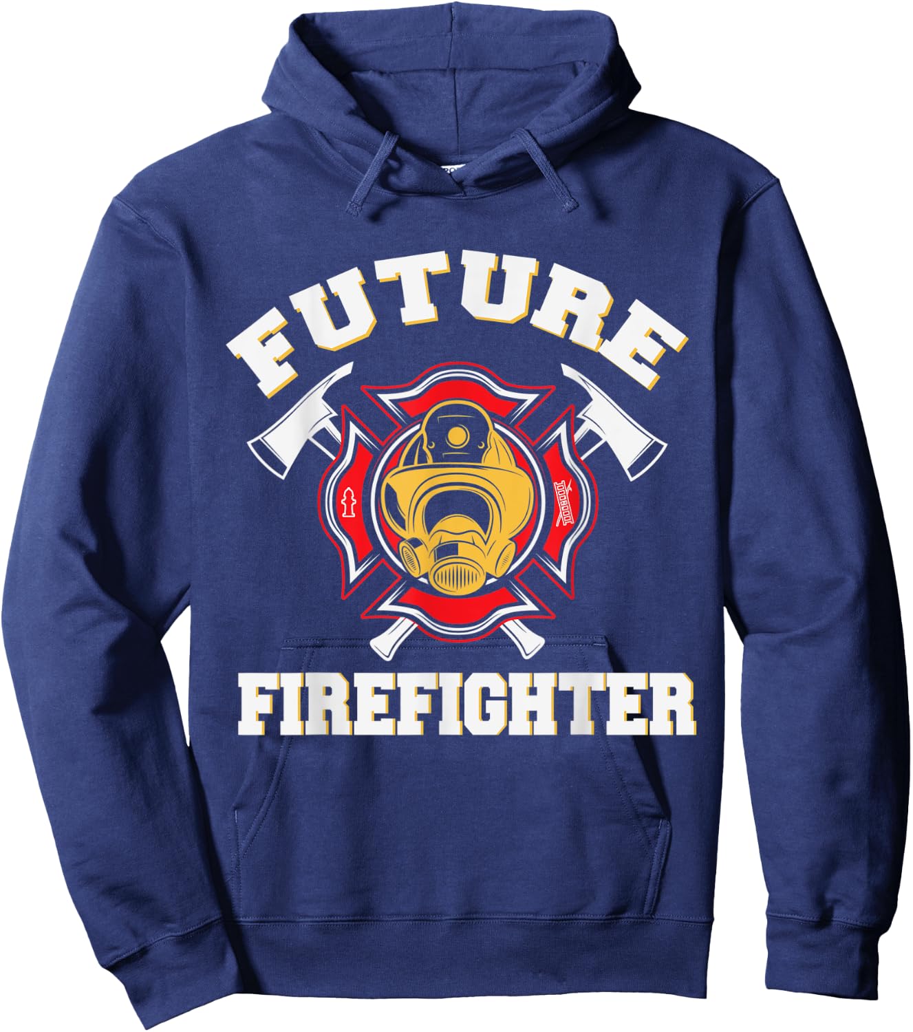 Future Firefighter Fireman Firefighter Day Gift Hoodie - Hoodie | Navy