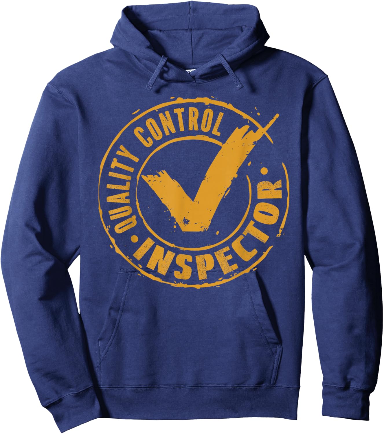 Funny Quality Control Inspector Hoodie - Hoodie | Navy