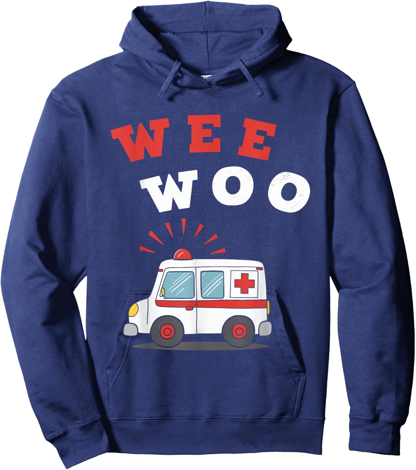 Wee Woo Ambulance First Responder EMS Paramedic Hoodie - Hoodie | Navy