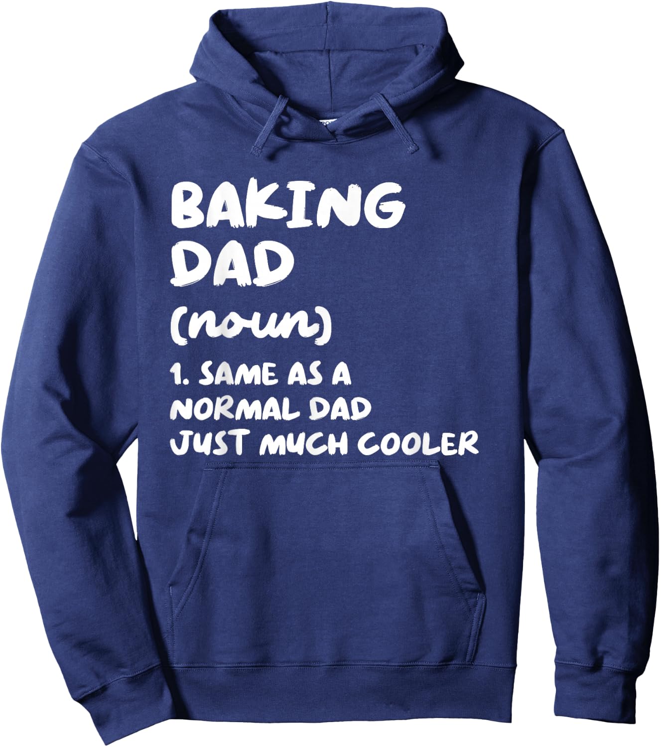 Baking Dad Definition Funny Baker Hoodie - Hoodie | Navy