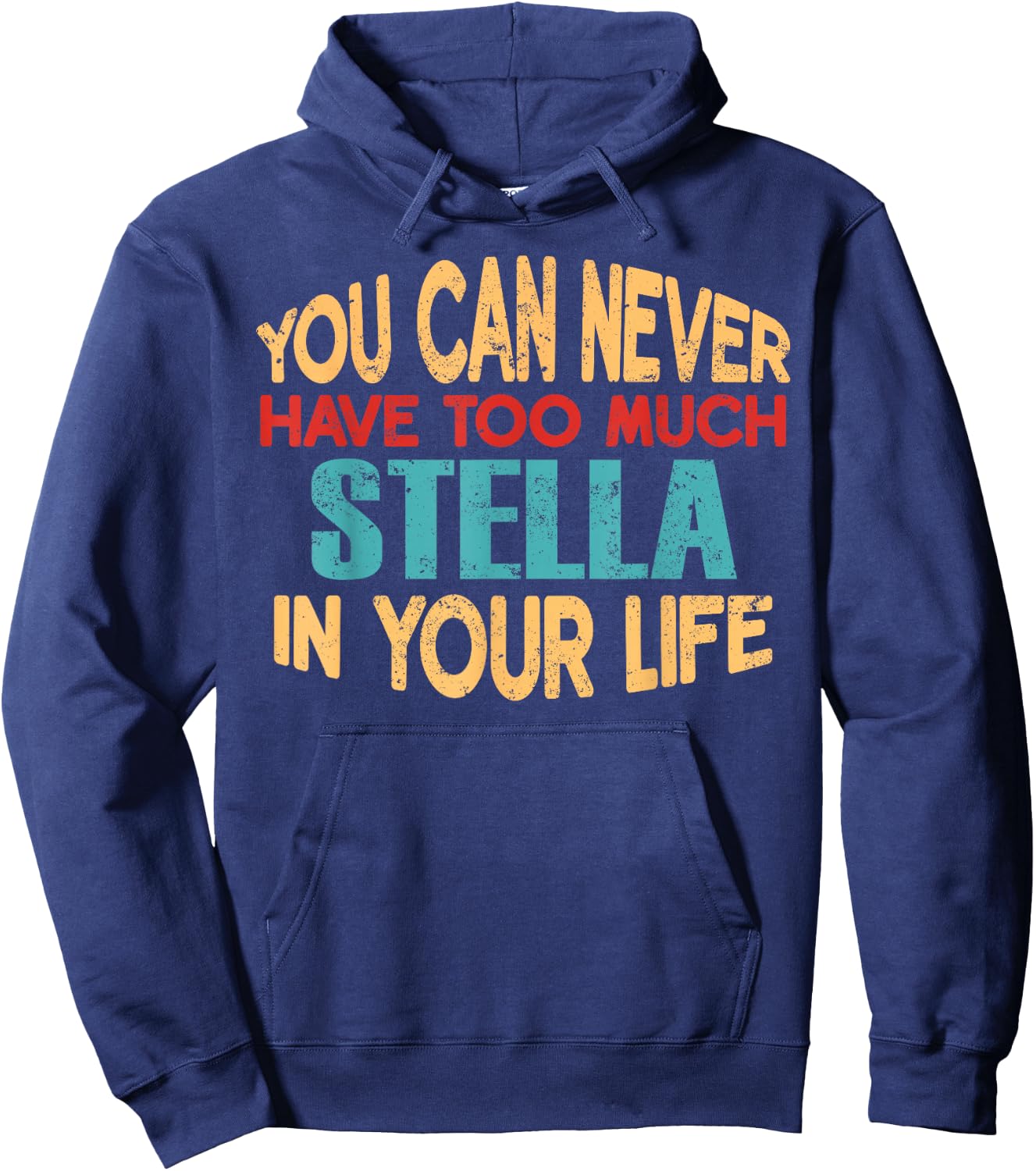 Funny Stella Personalised First Name Joke Item Hoodie - Hoodie | Navy