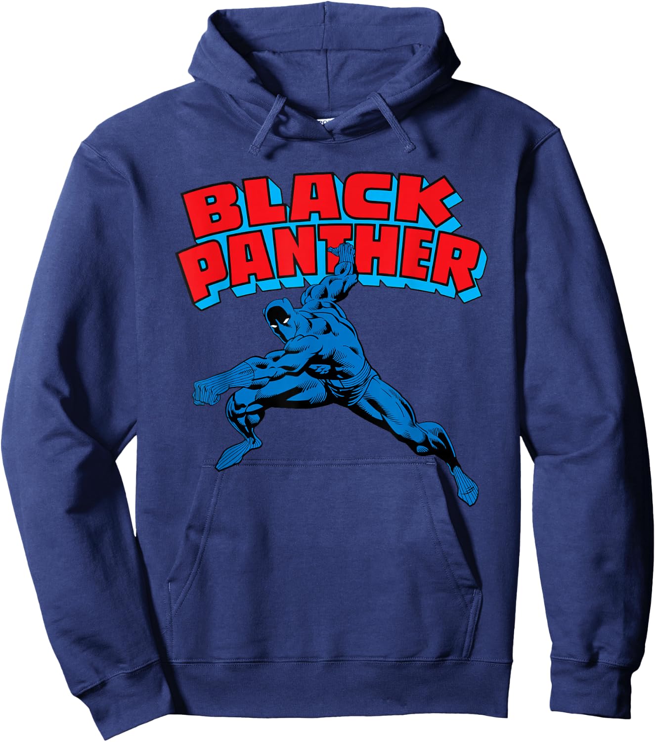 Marvel Black Panther Retro Comic Book Small Hoodie - Hoodie | Navy