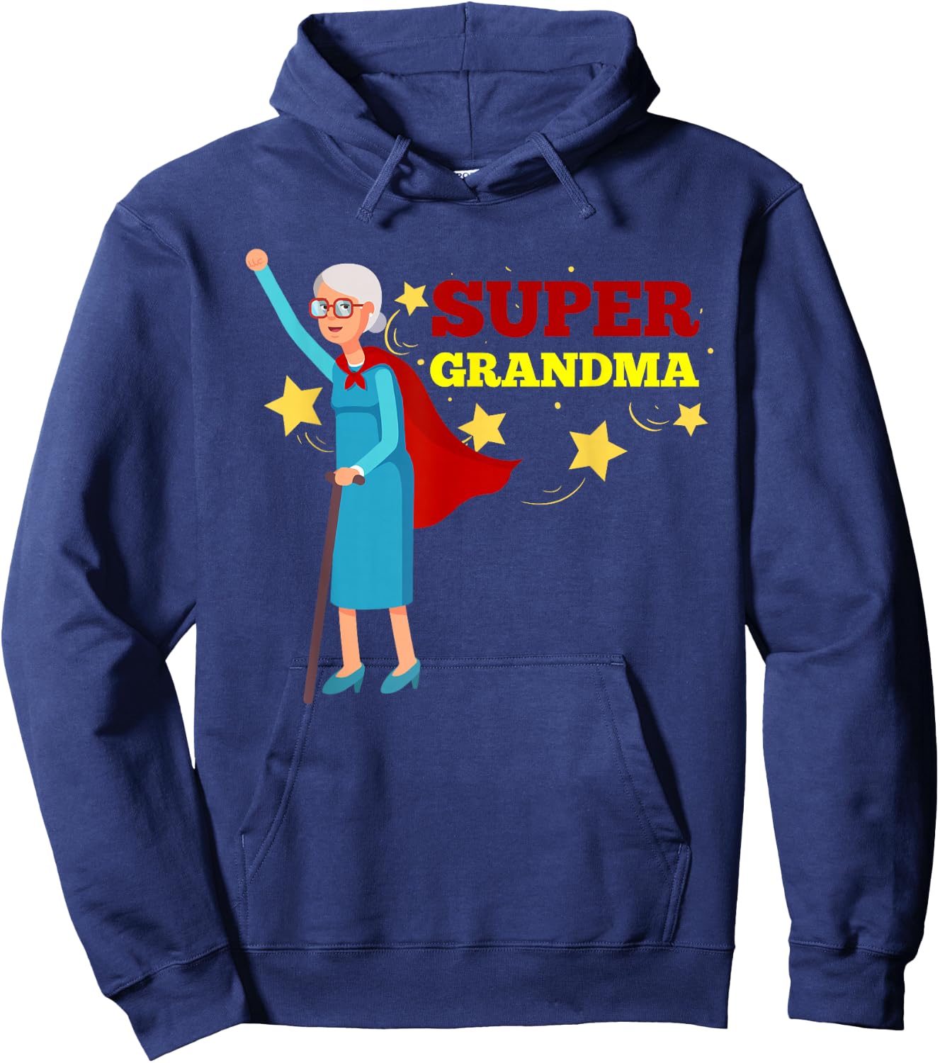 Funny Super Grandma Classic Funny Mother's Day Hoodie - Hoodie | Navy