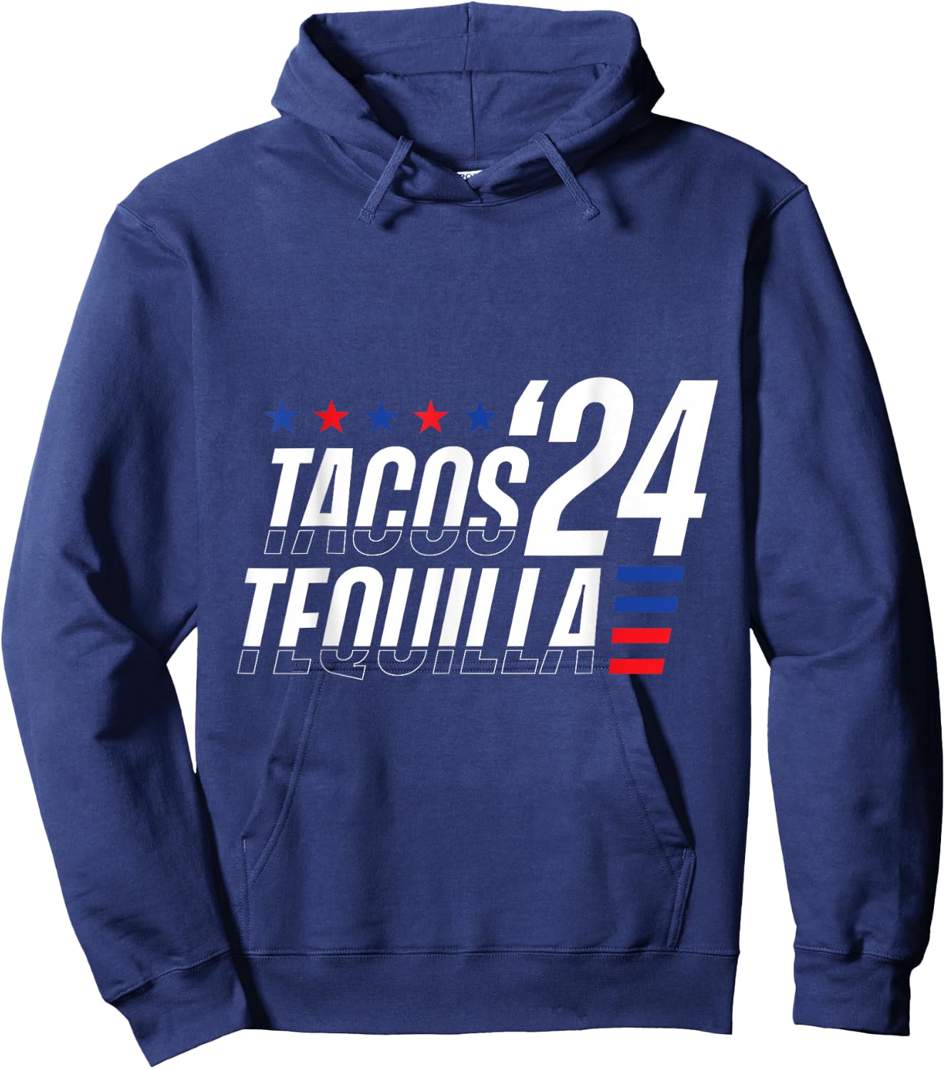 Tacos & Tequila 2024 Election Hoodie - Hoodie | Navy