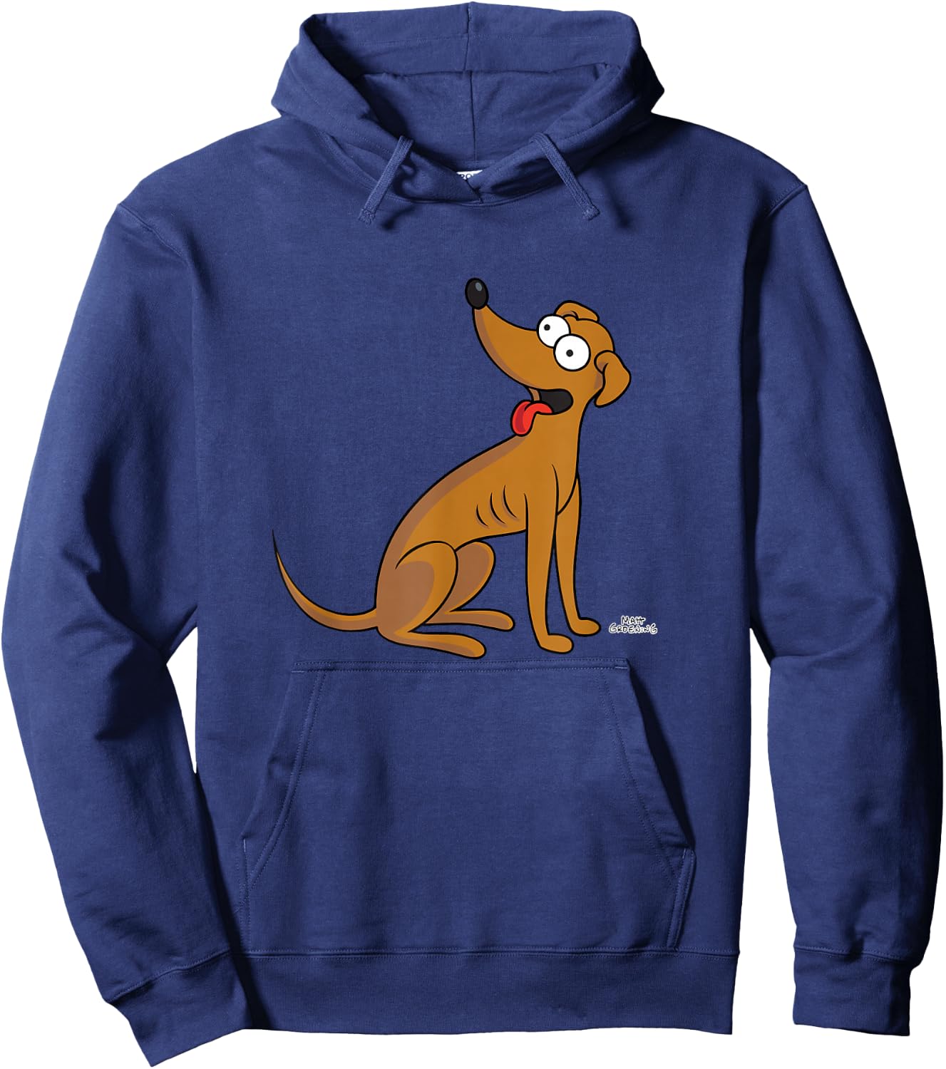 The Simpsons Santa's Little Helper Hoodie - Hoodie | Navy