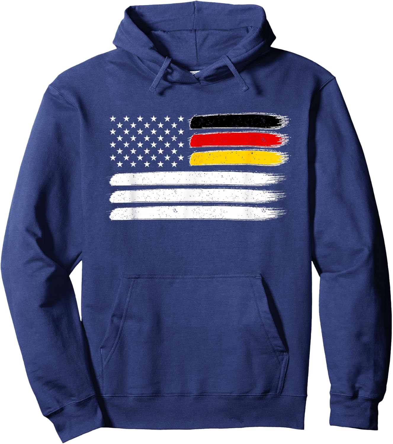 German American Flag Germany USA Shirt Hoodie - Hoodie | Navy