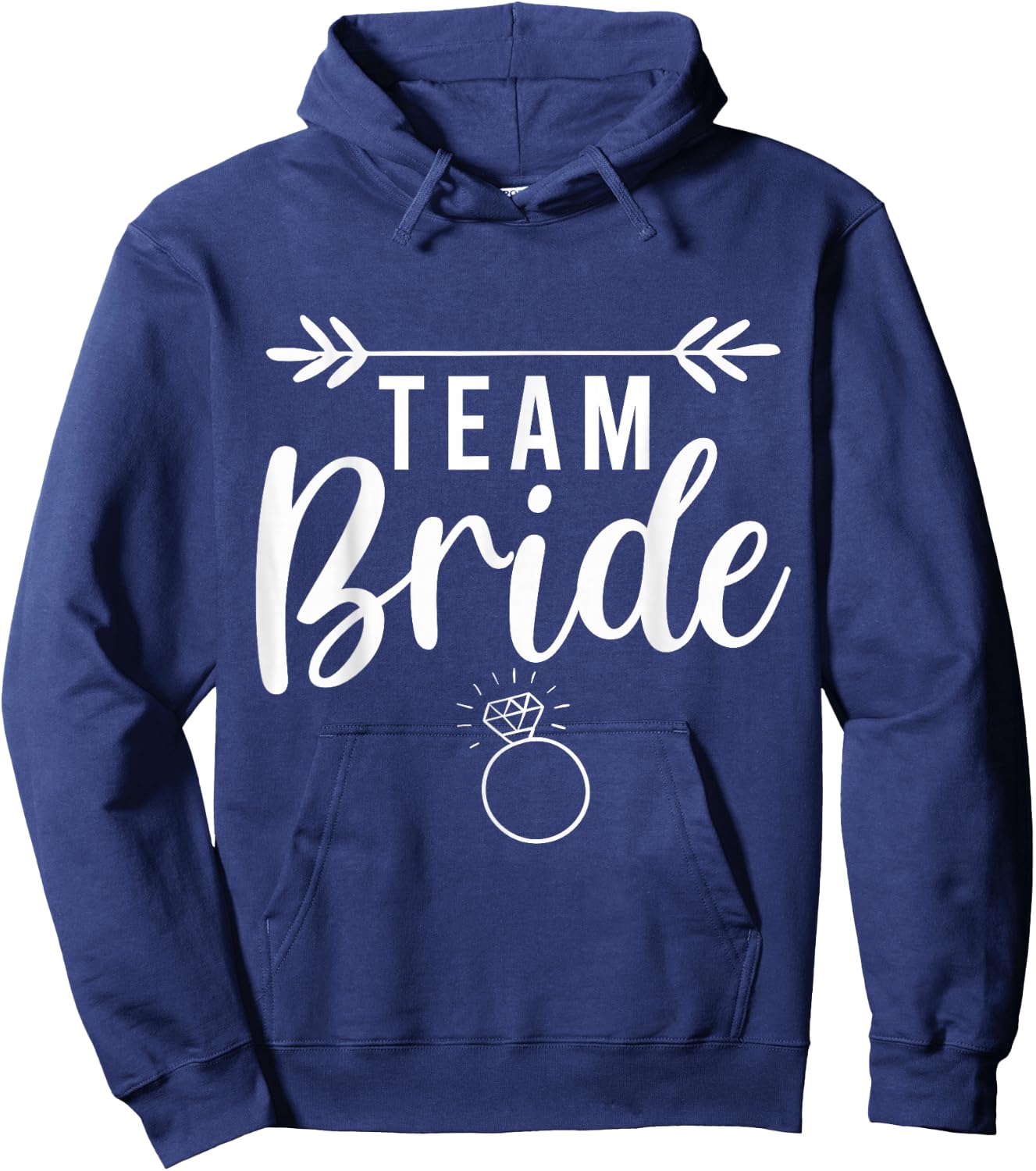 Team Bride Wedding Party Bridesmaid Hoodie - Hoodie | Navy