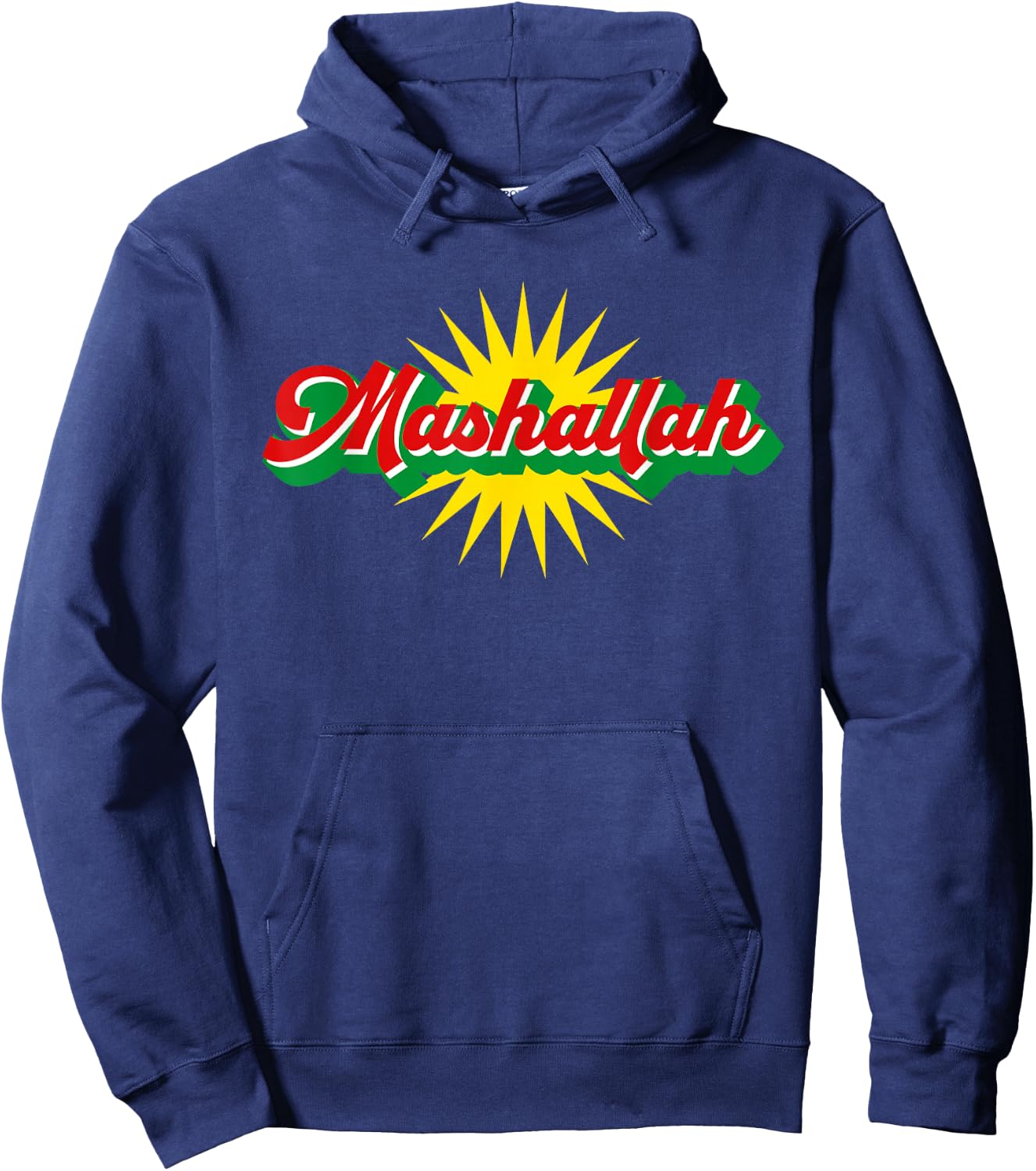 Mashallah Kurdistan Style Kurdi Flag Mashallah Hoodie - Hoodie | Navy
