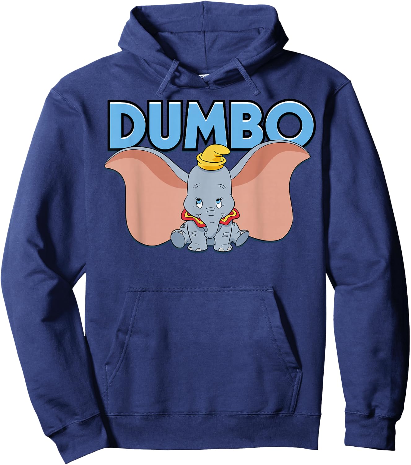 Disney Dumbo Blue Logo Portrait Hoodie - Hoodie | Navy